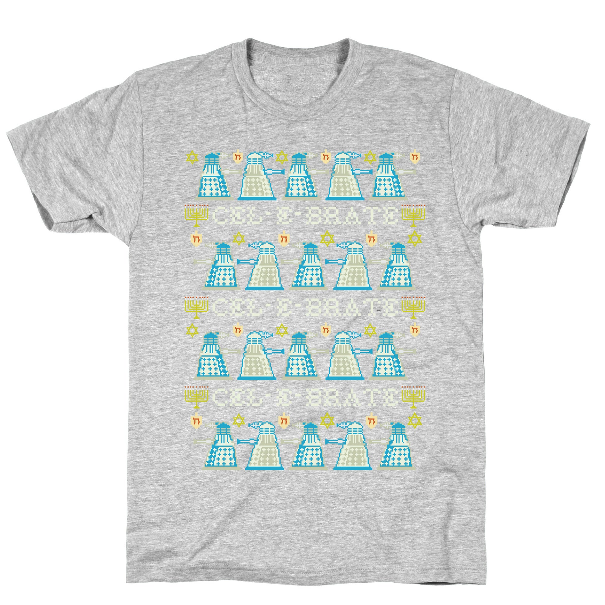 Dalek Hanukkah Sweater T-Shirt