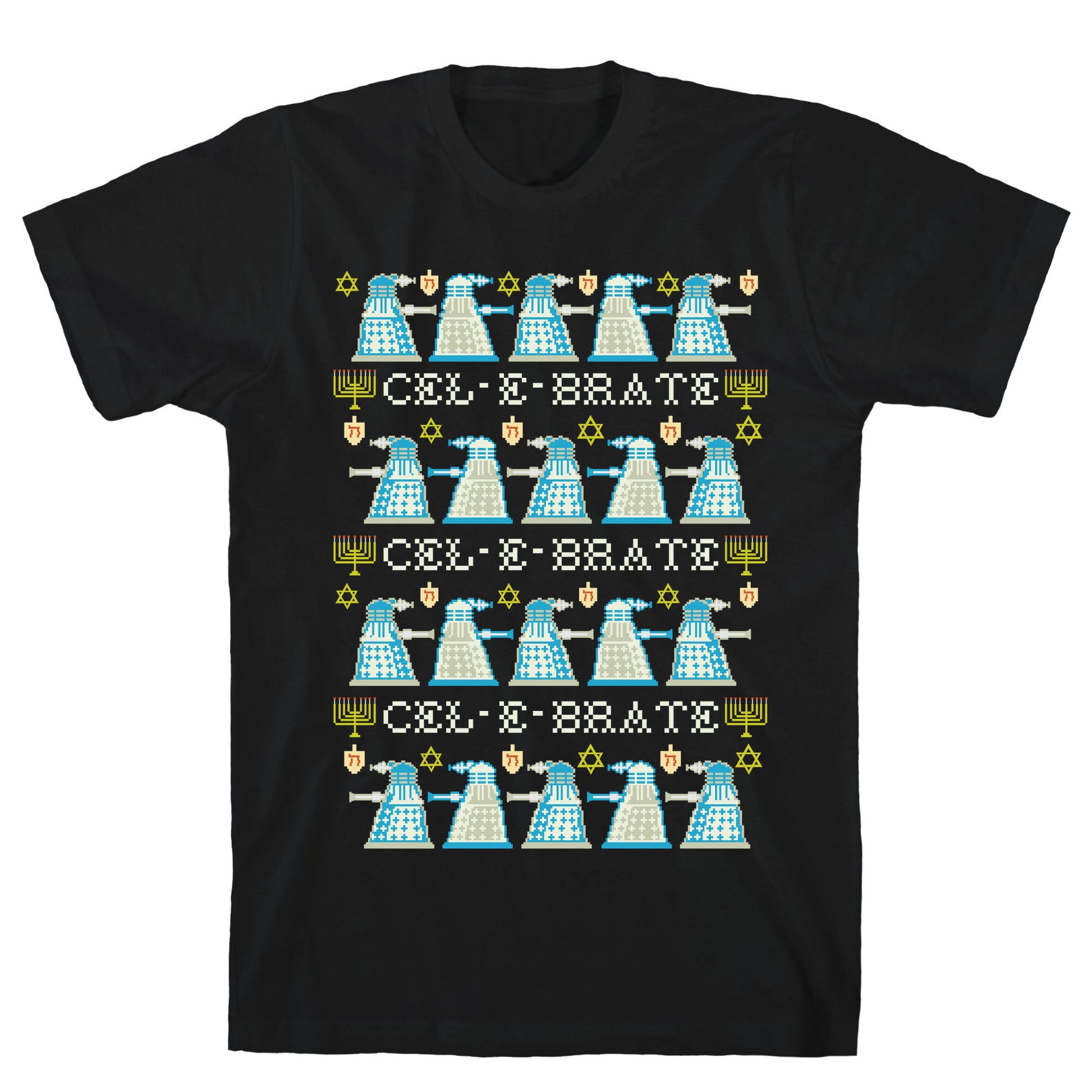 Dalek Hanukkah Sweater T-Shirt