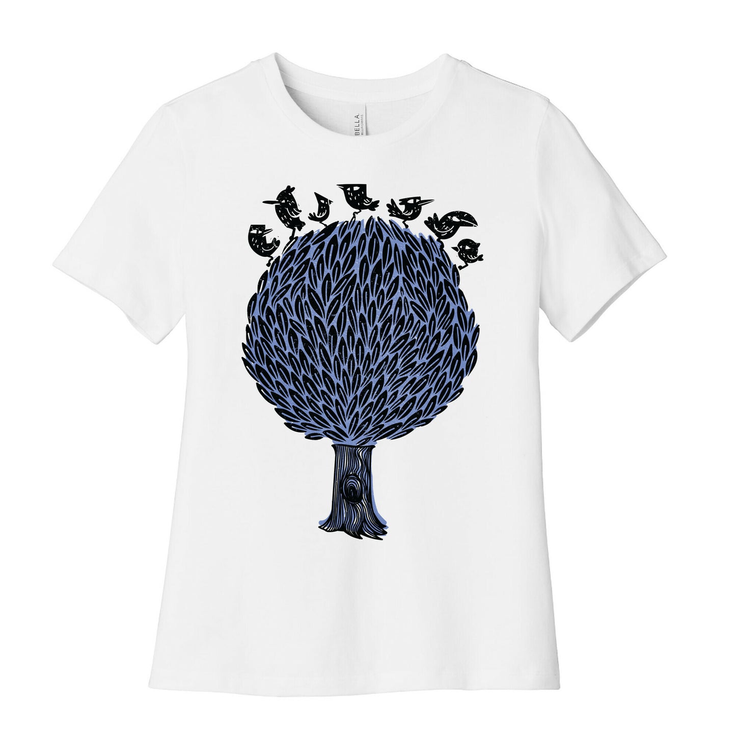 Birds on a Tree Women's Cotton Tee