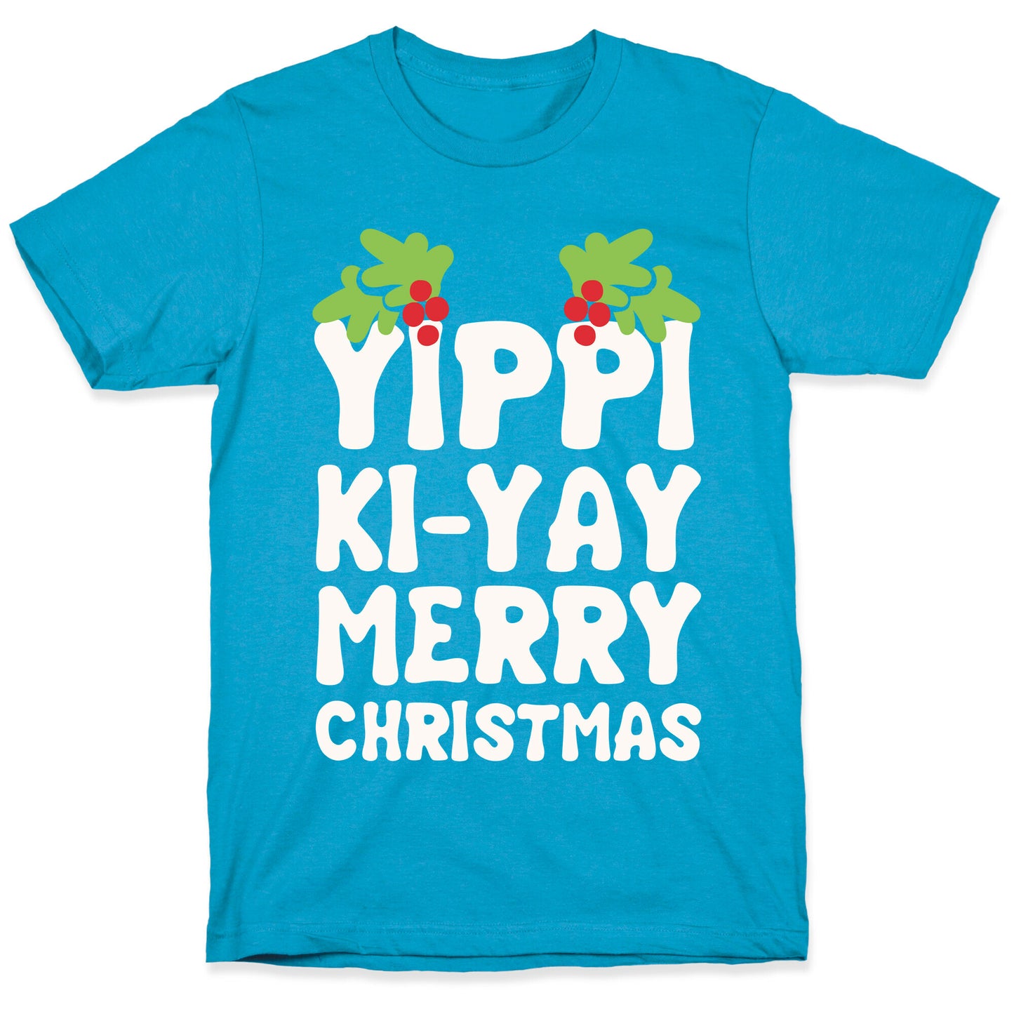 Yippi Ki-Yay Merry Christmas Unisex Triblend Tee