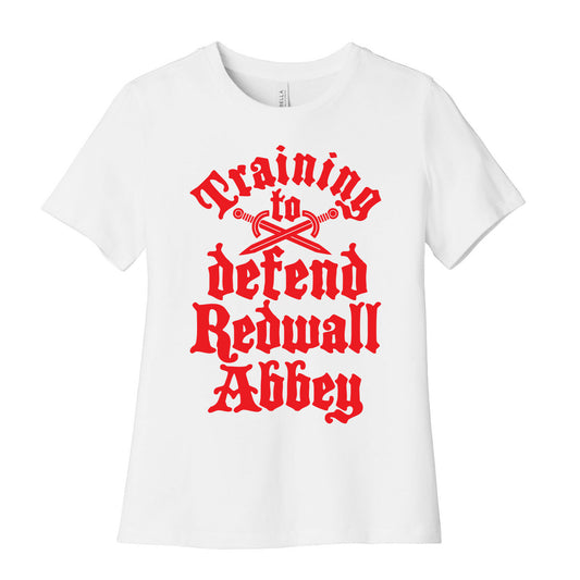 Training To Defend Redwall Abbey Women's Cotton Tee