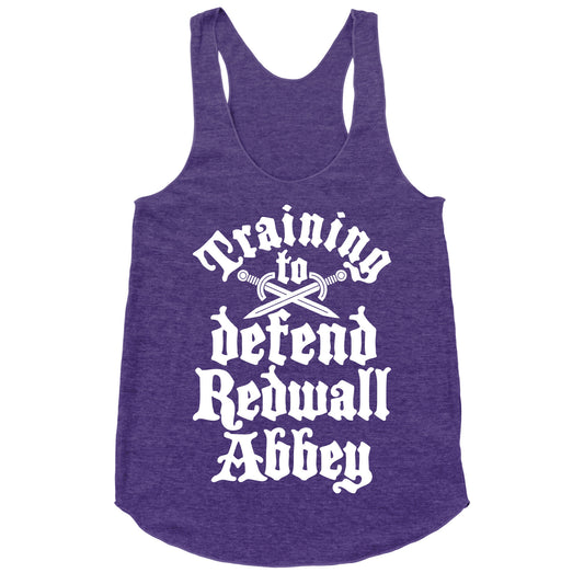 Training To Defend Redwall Abbey Racerback Tank