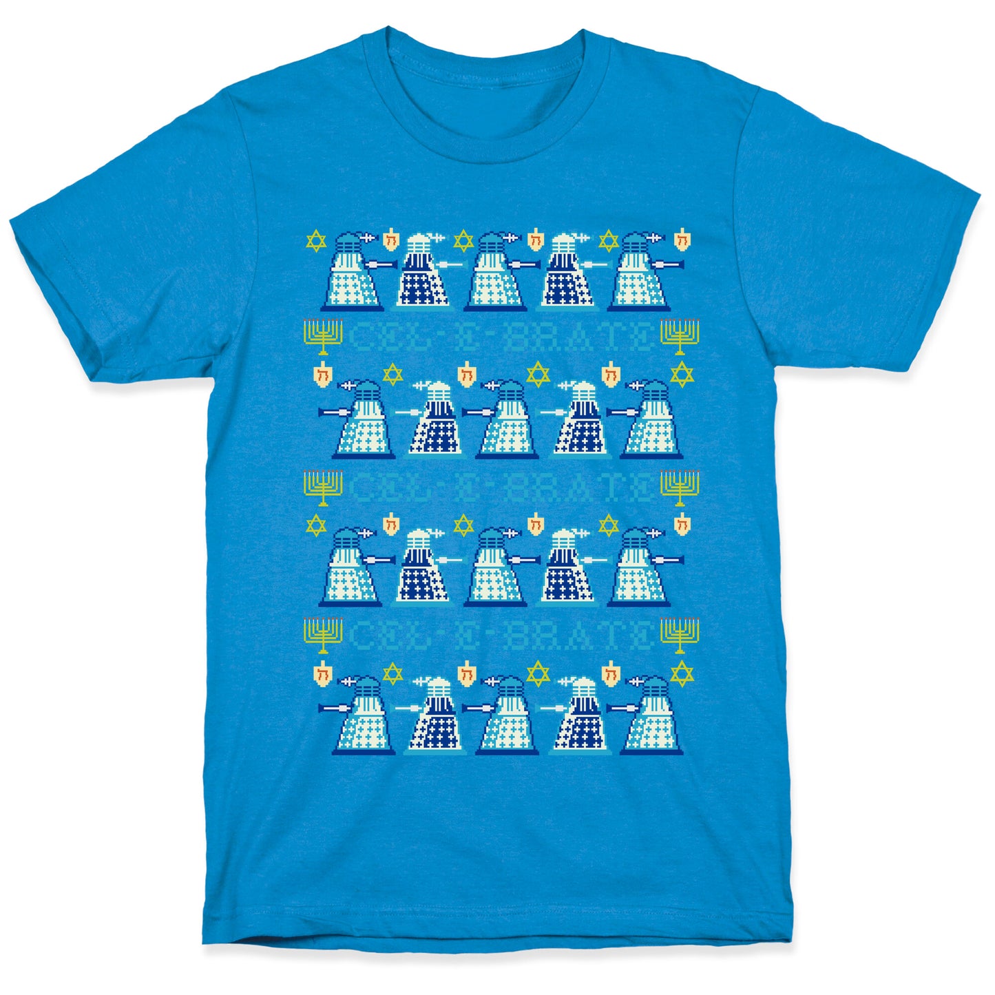 Dalek Hanukkah Sweater T-Shirt