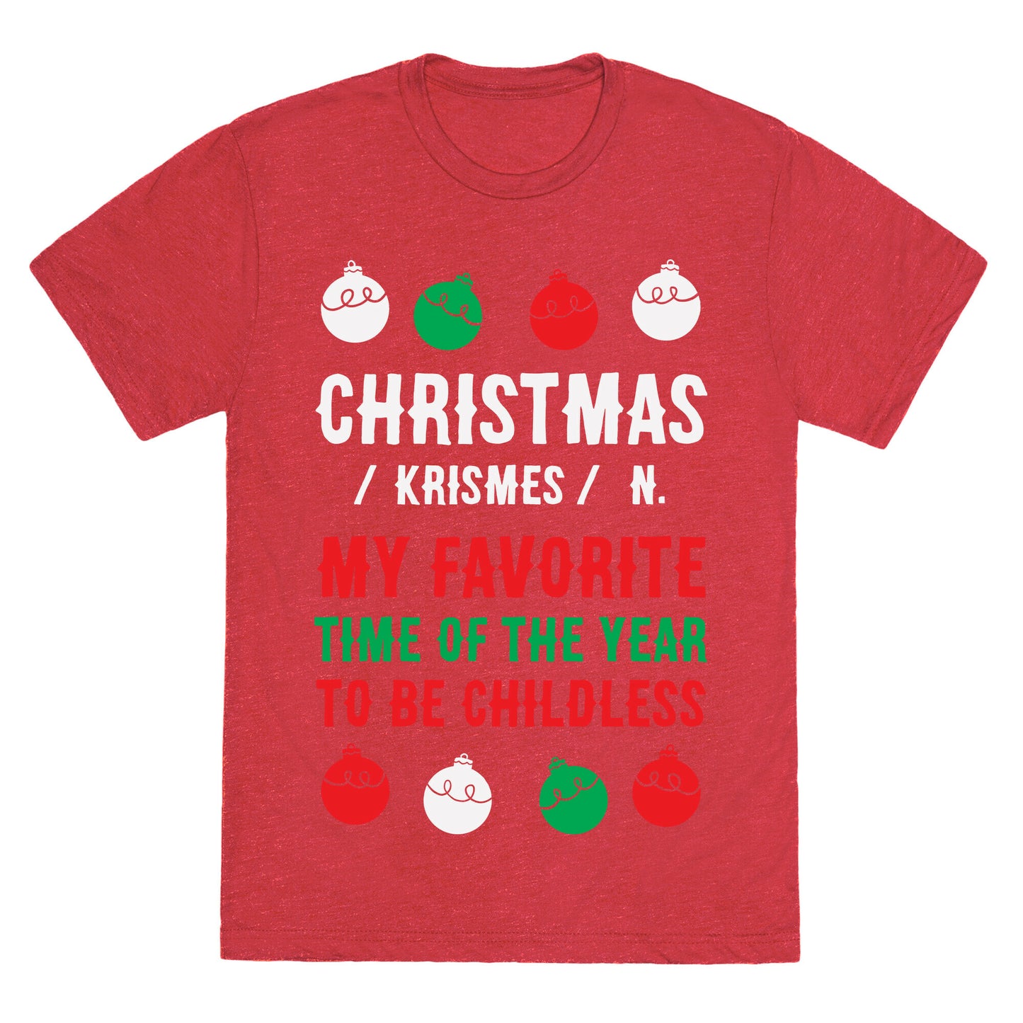 Christmas Definition Unisex Triblend Tee