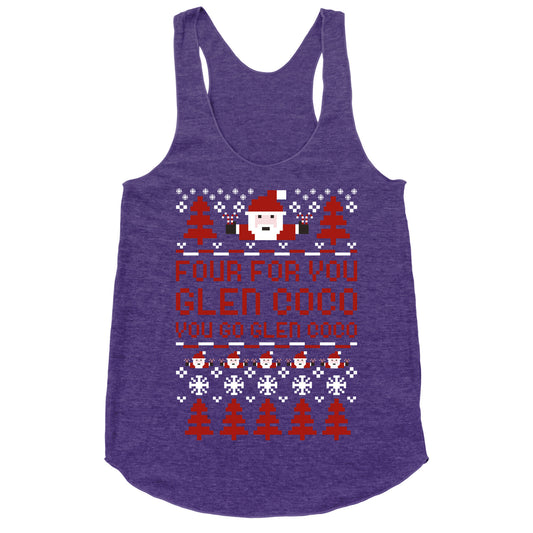 Ugly Sweater Glen Coco Racerback Tank