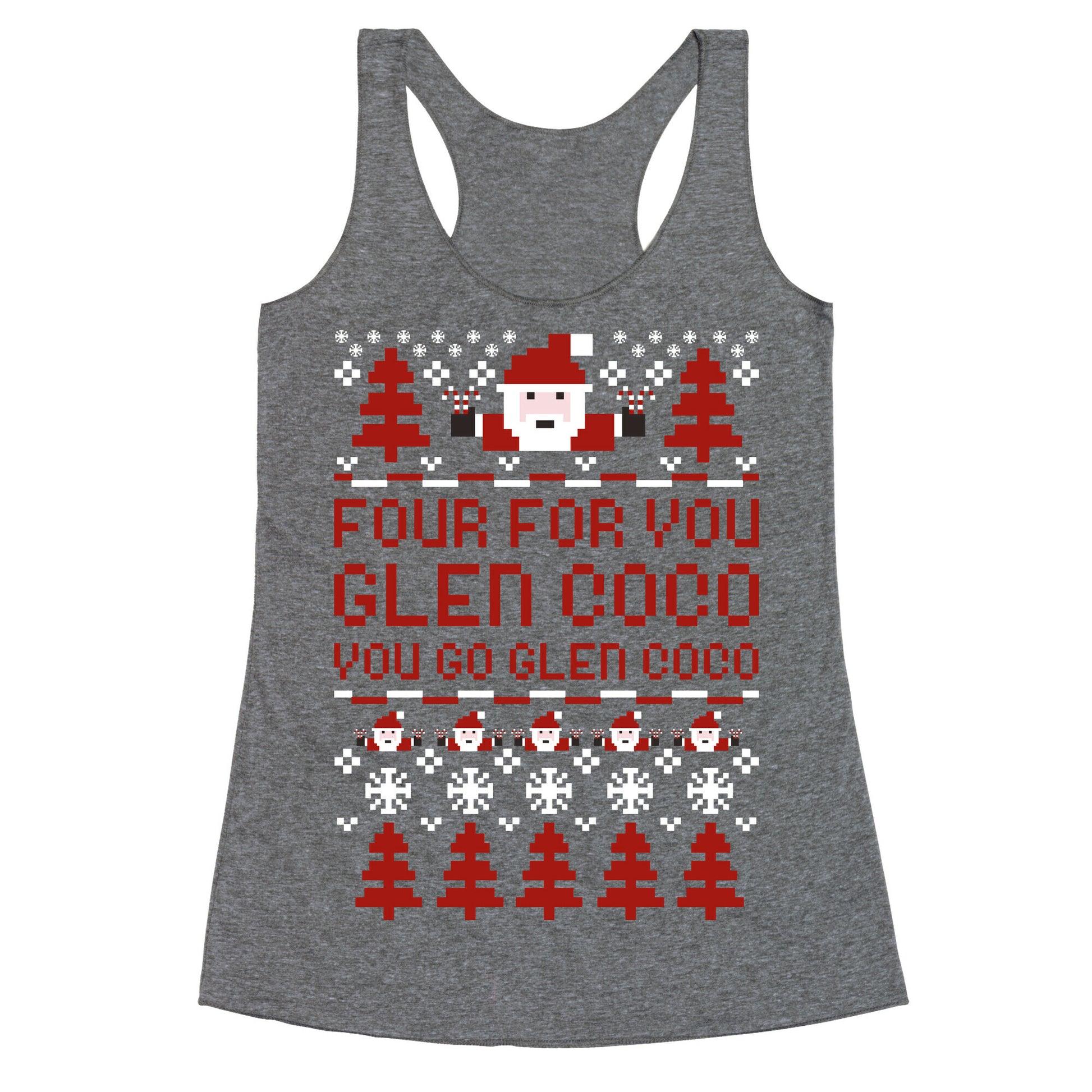 Ugly Sweater Glen Coco Racerback Tank
