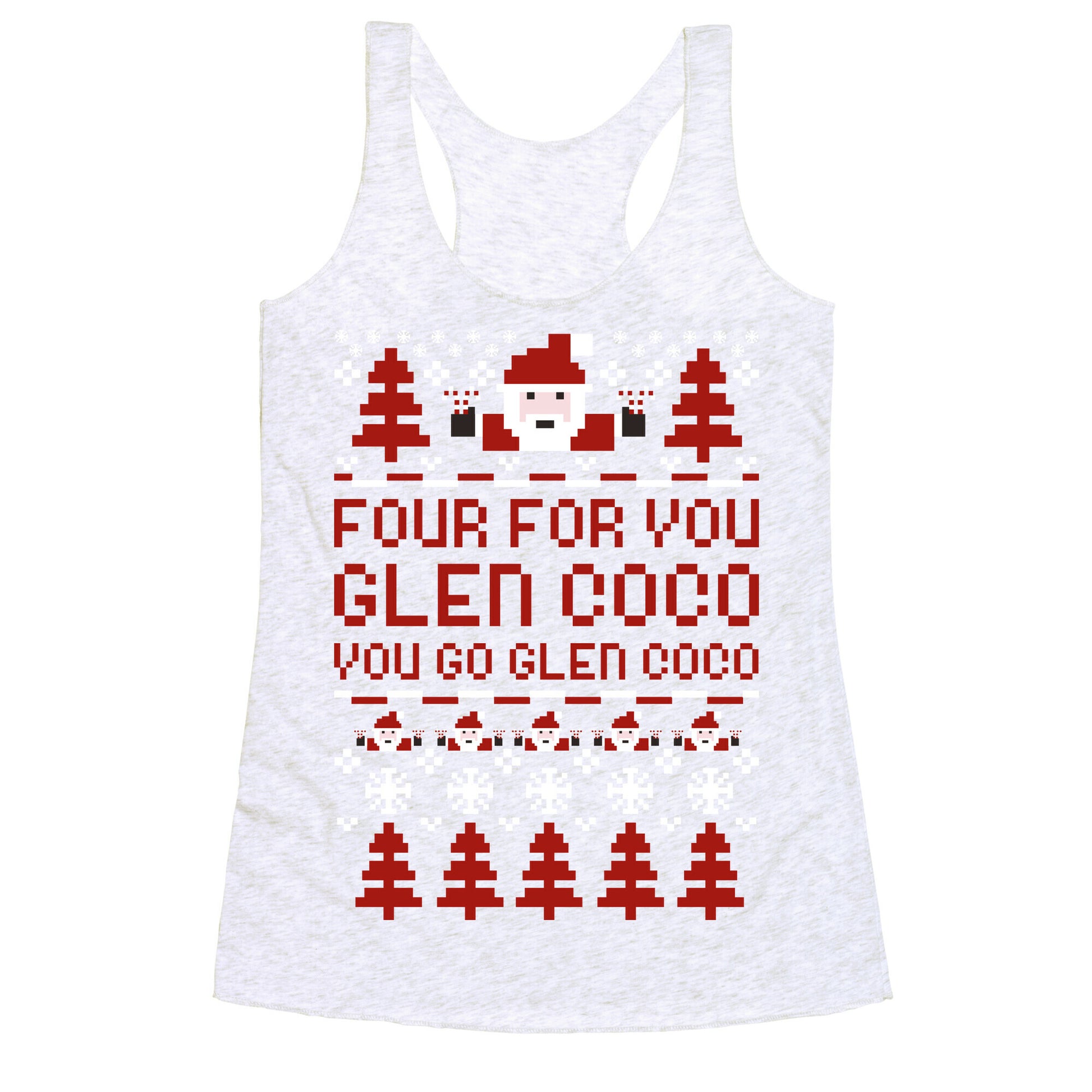Ugly Sweater Glen Coco Racerback Tank