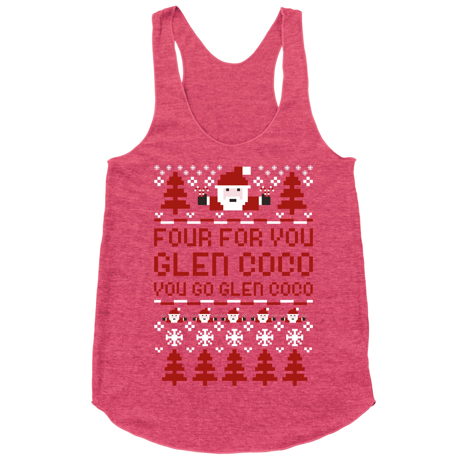 Ugly Sweater Glen Coco Racerback Tank