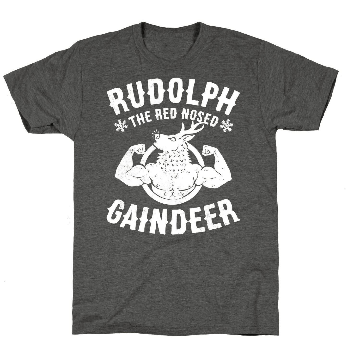 Rudolph The Red Nosed Gaindeer Unisex Triblend Tee
