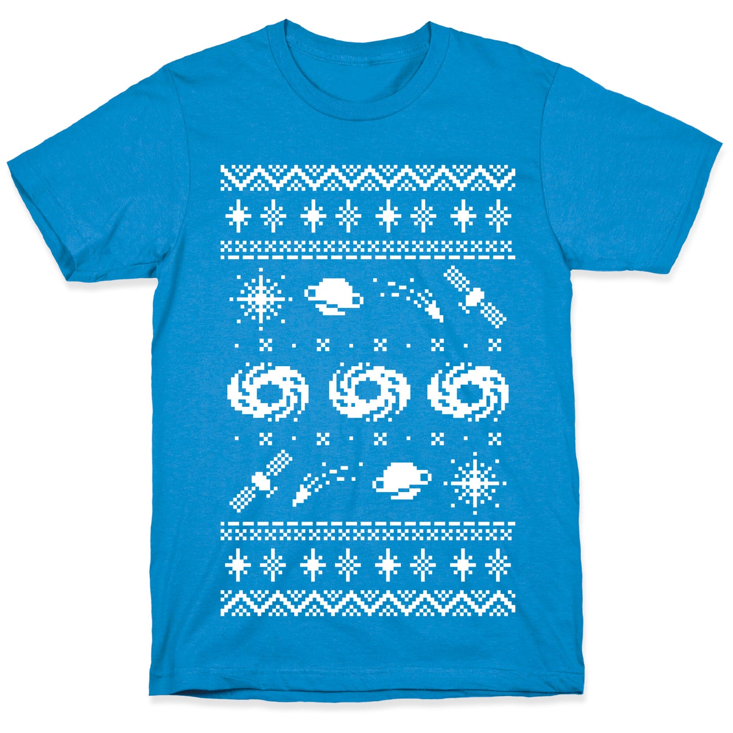 Interstellar Christmas Sweater Pattern T-Shirt