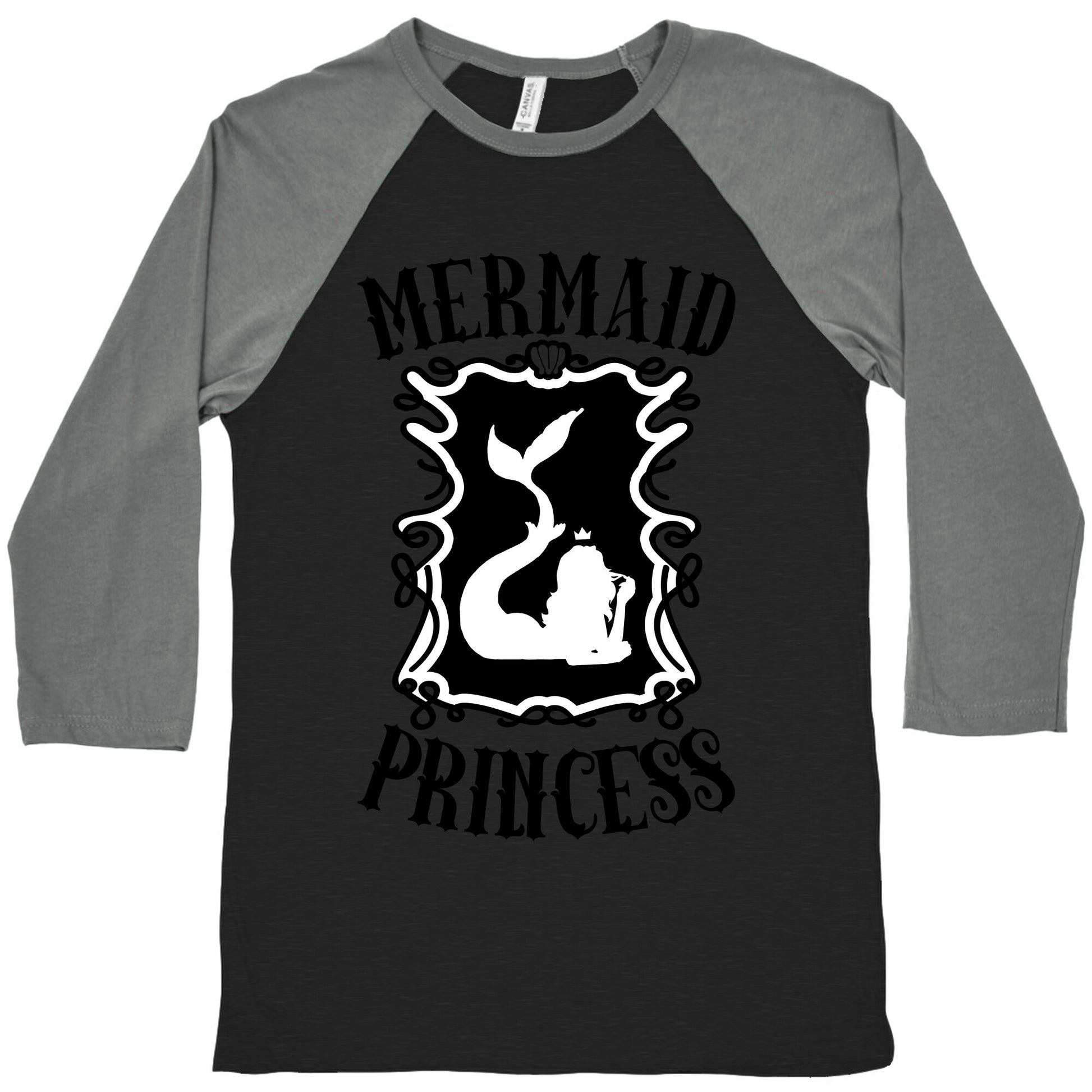 Mermaid Princess Baseball Tee