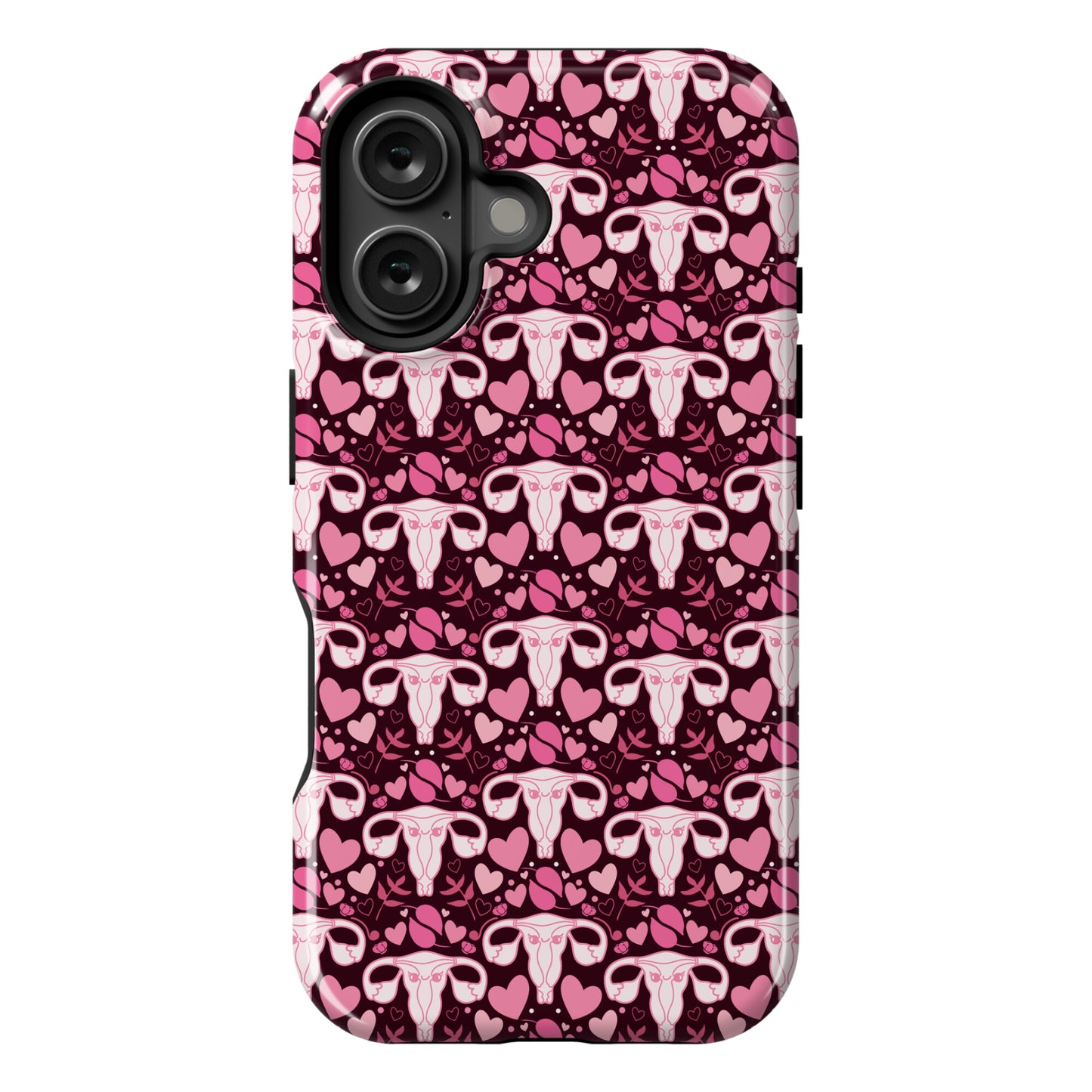 Uterus Pattern Phone Case