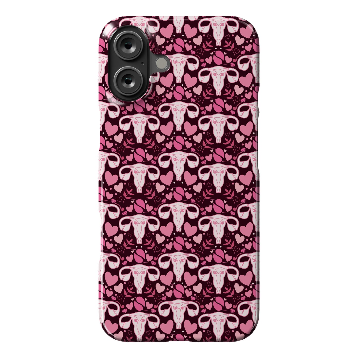 Uterus Pattern Phone Case