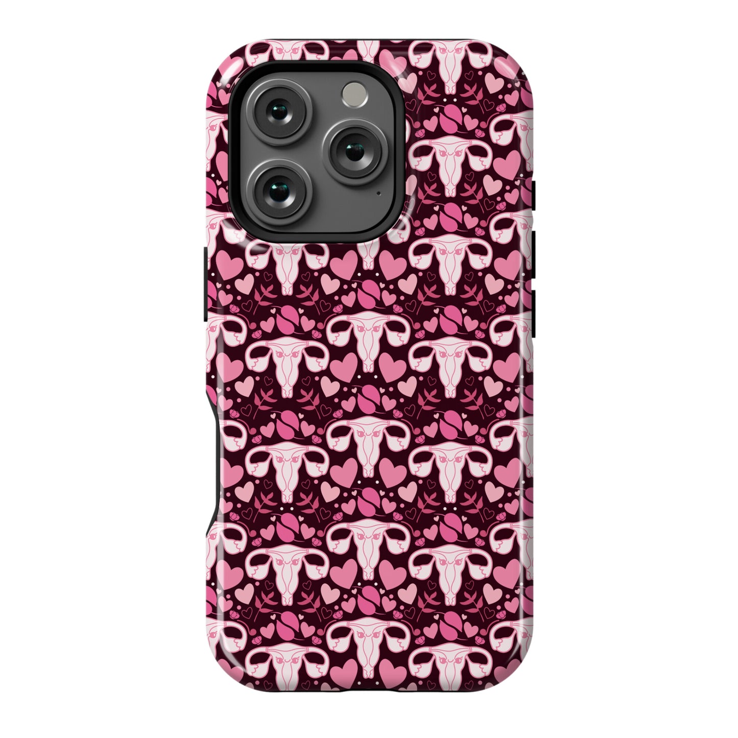 Uterus Pattern Phone Case
