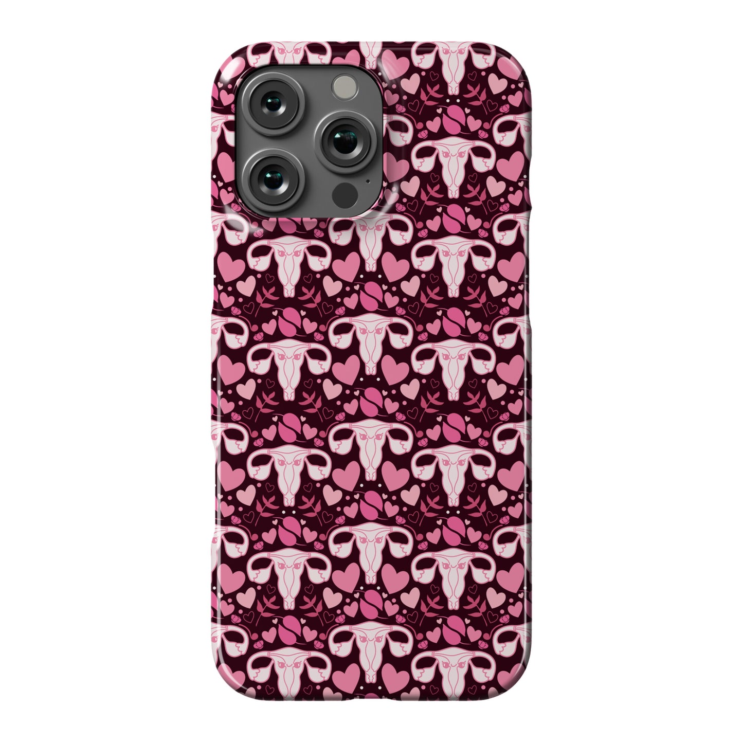 Uterus Pattern Phone Case