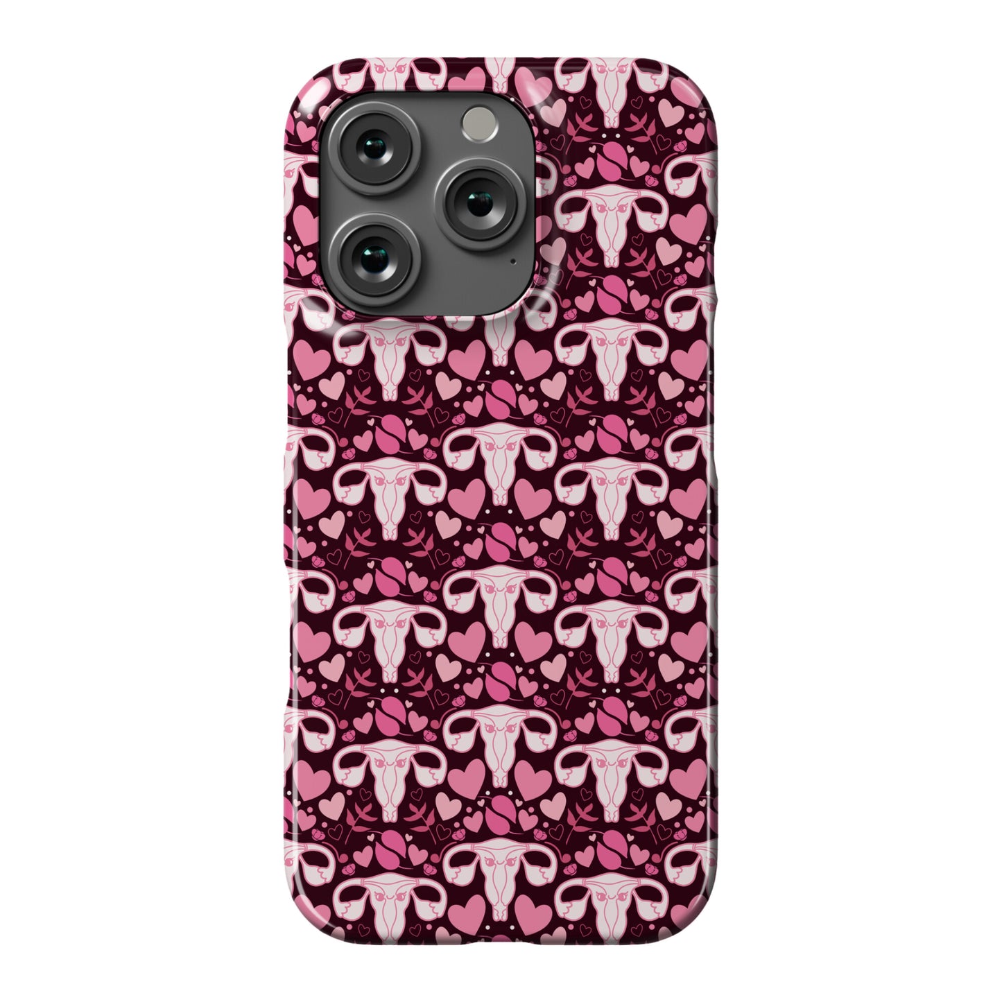 Uterus Pattern Phone Case