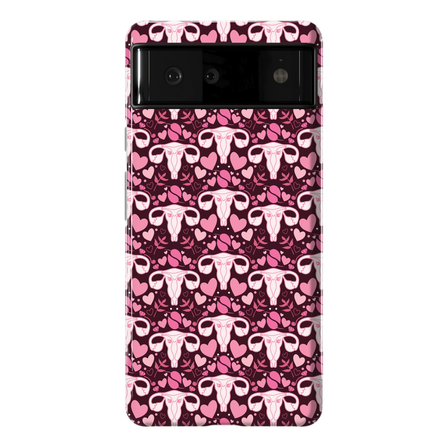 Uterus Pattern Phone Case
