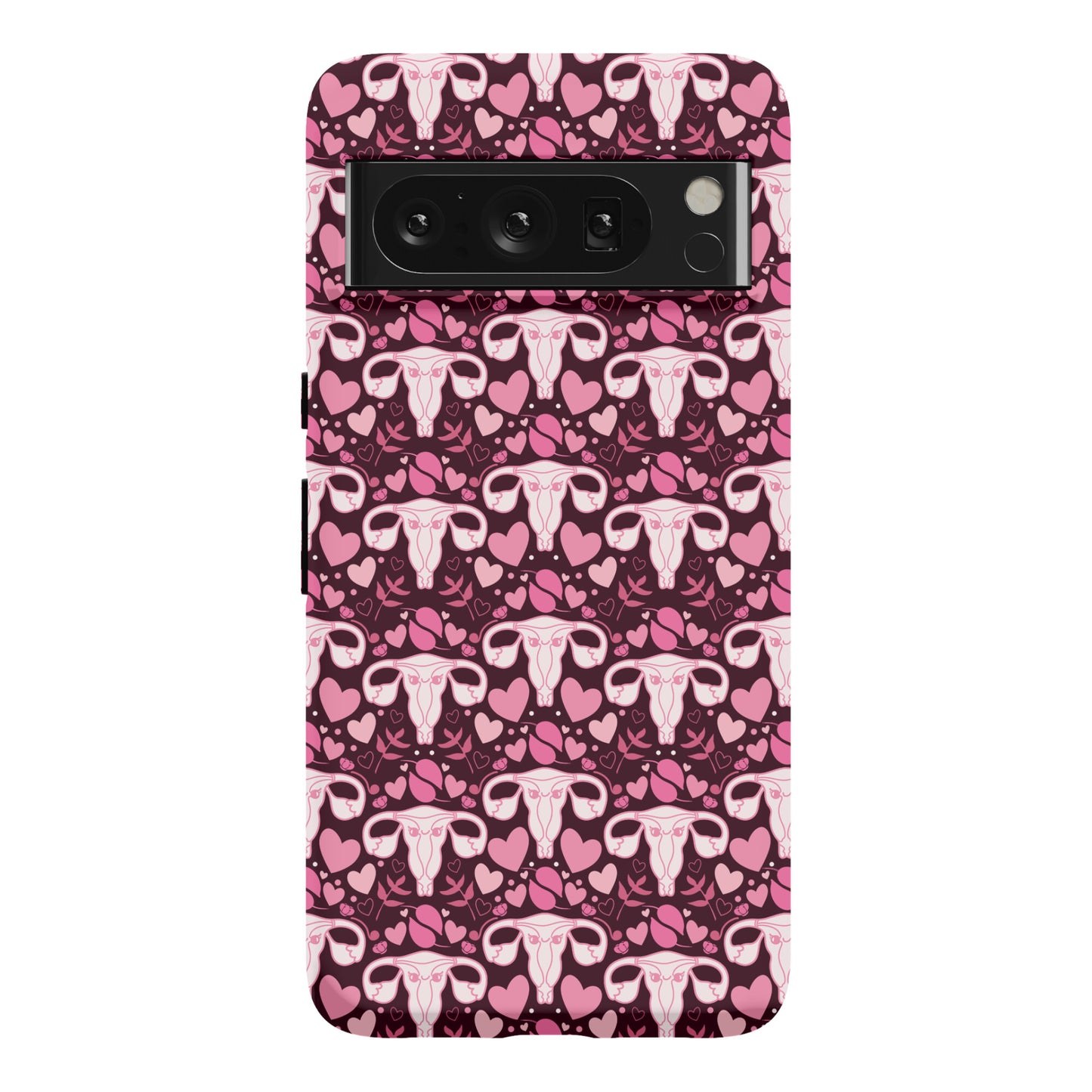 Uterus Pattern Phone Case