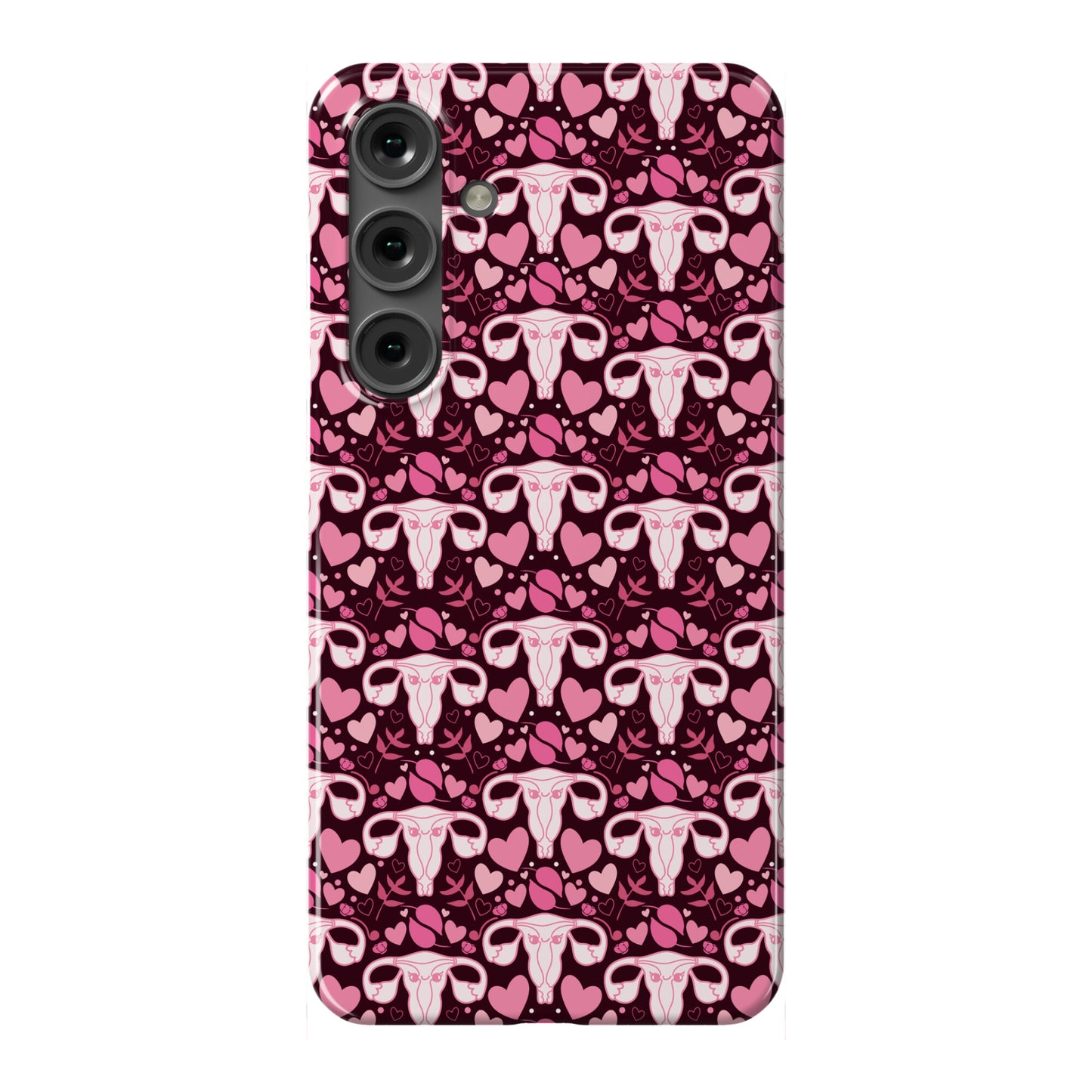 Uterus Pattern Phone Case
