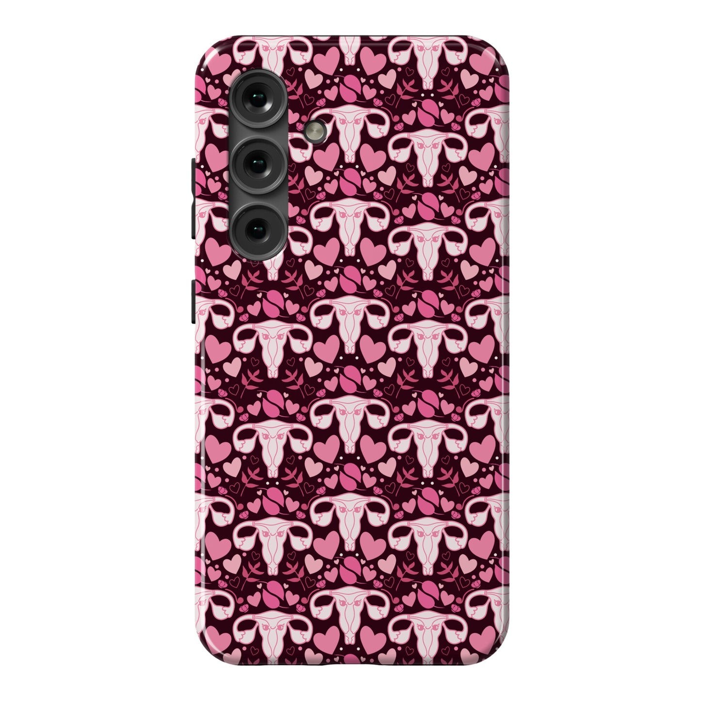 Uterus Pattern Phone Case