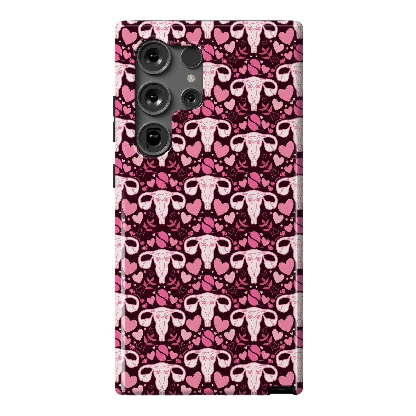 Uterus Pattern Phone Case