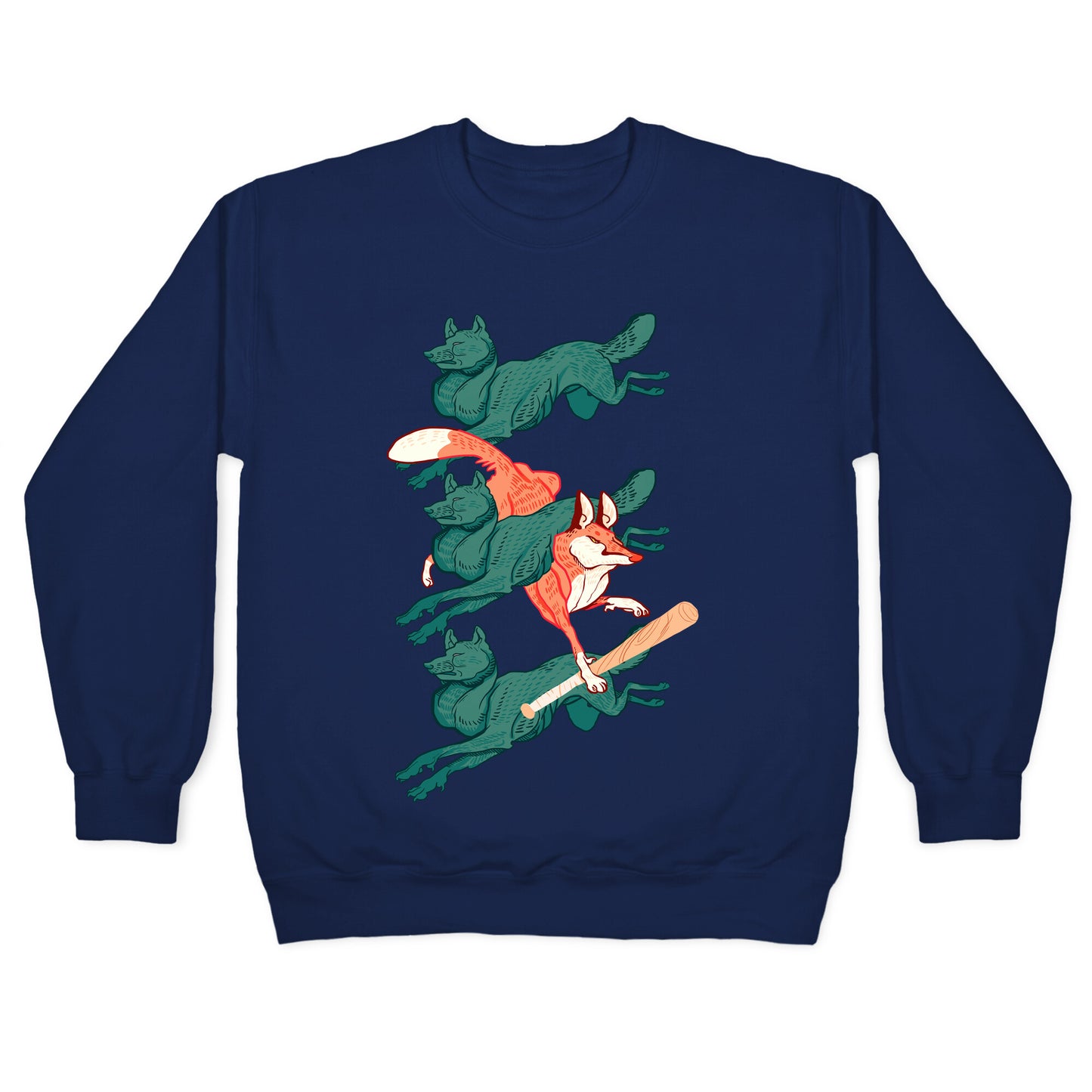 The Boy Who Runs With Wolves Crewneck Sweatshirt