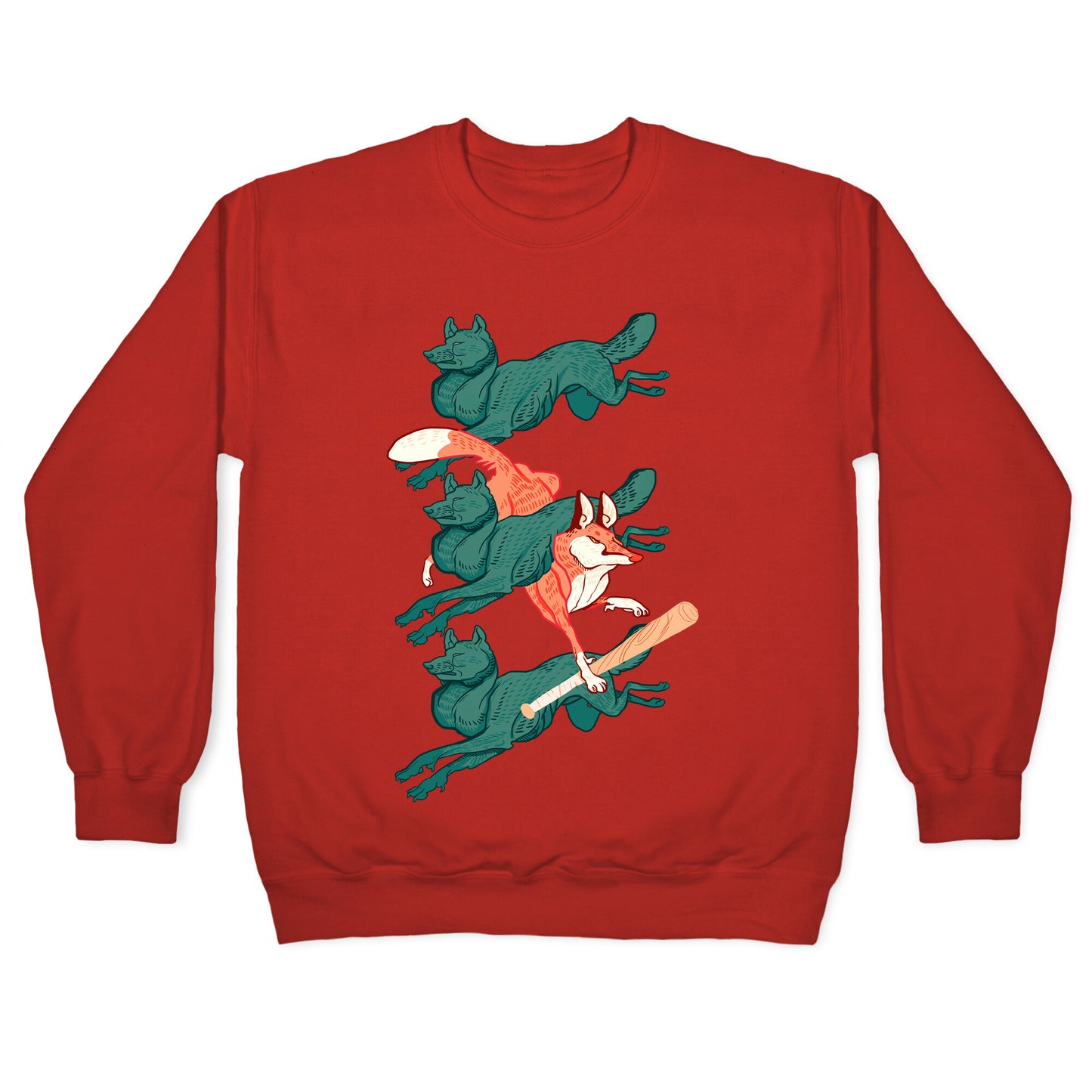 The Boy Who Runs With Wolves Crewneck Sweatshirt