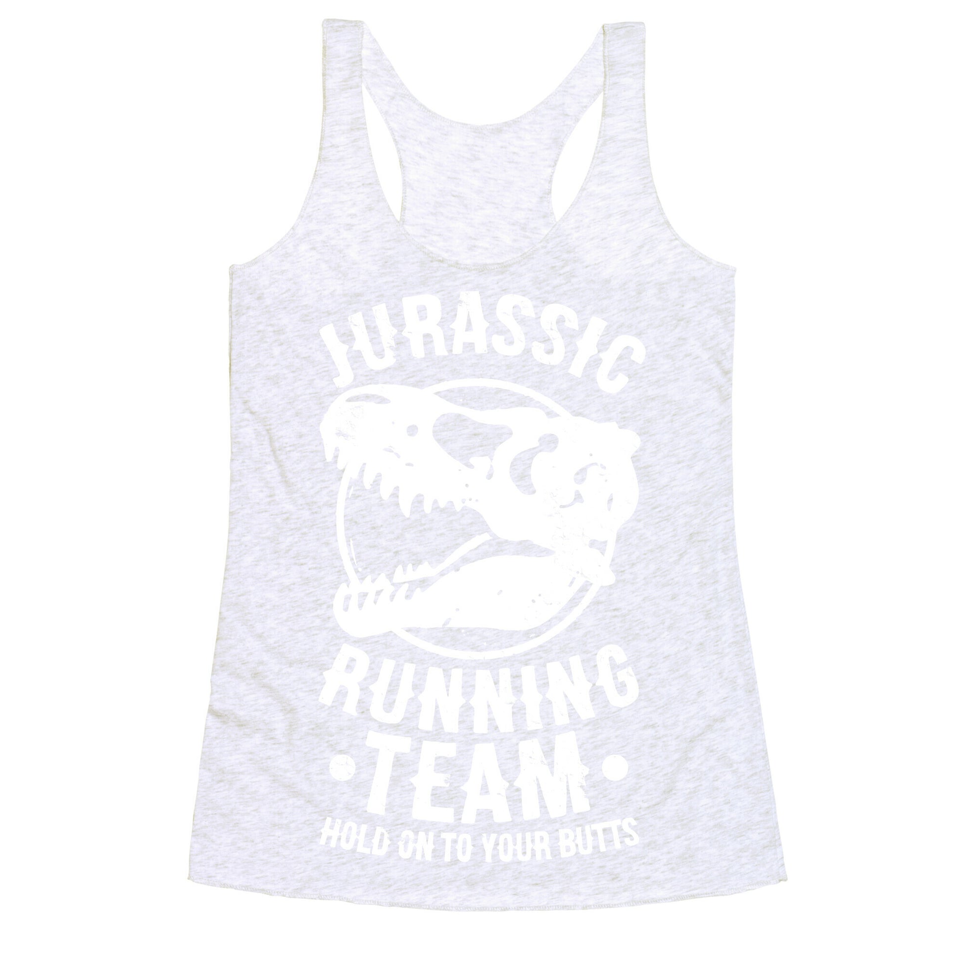 Jurassic Running Team Racerback Tank