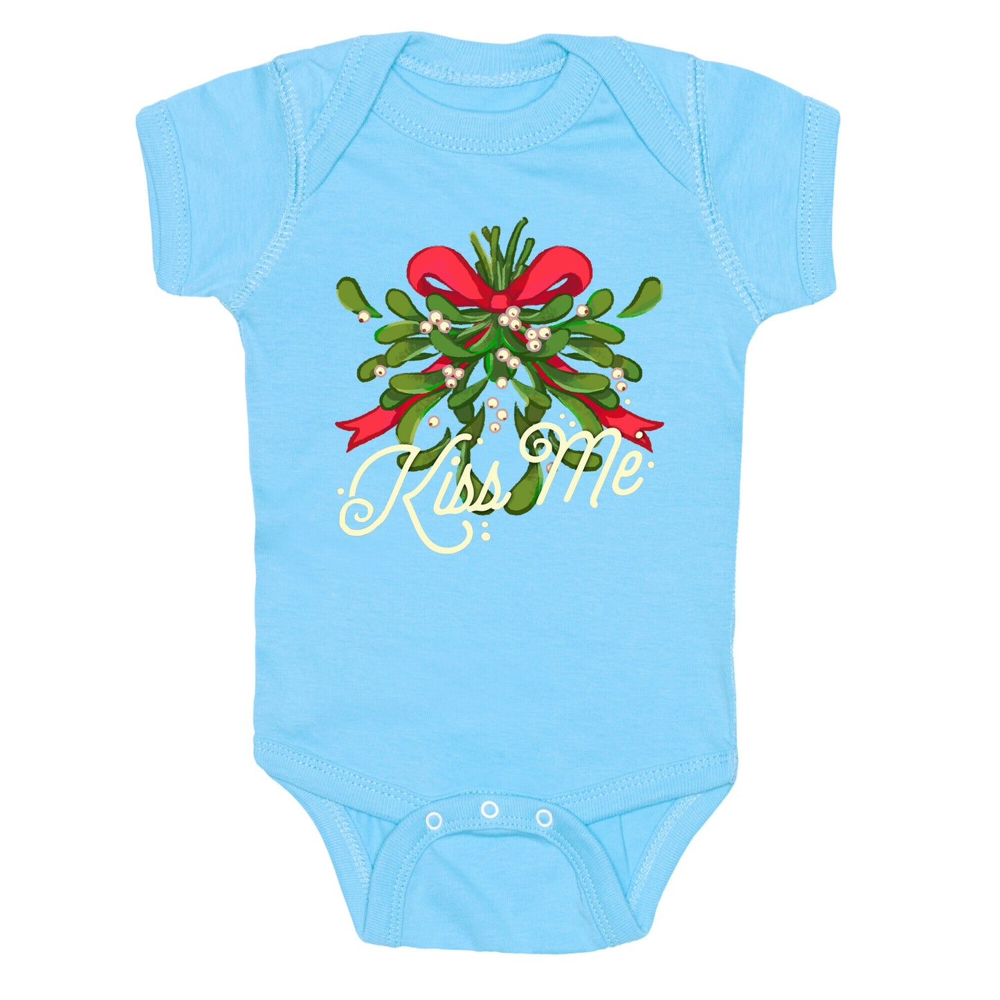 Mistletoe Kiss Me Baby One Piece