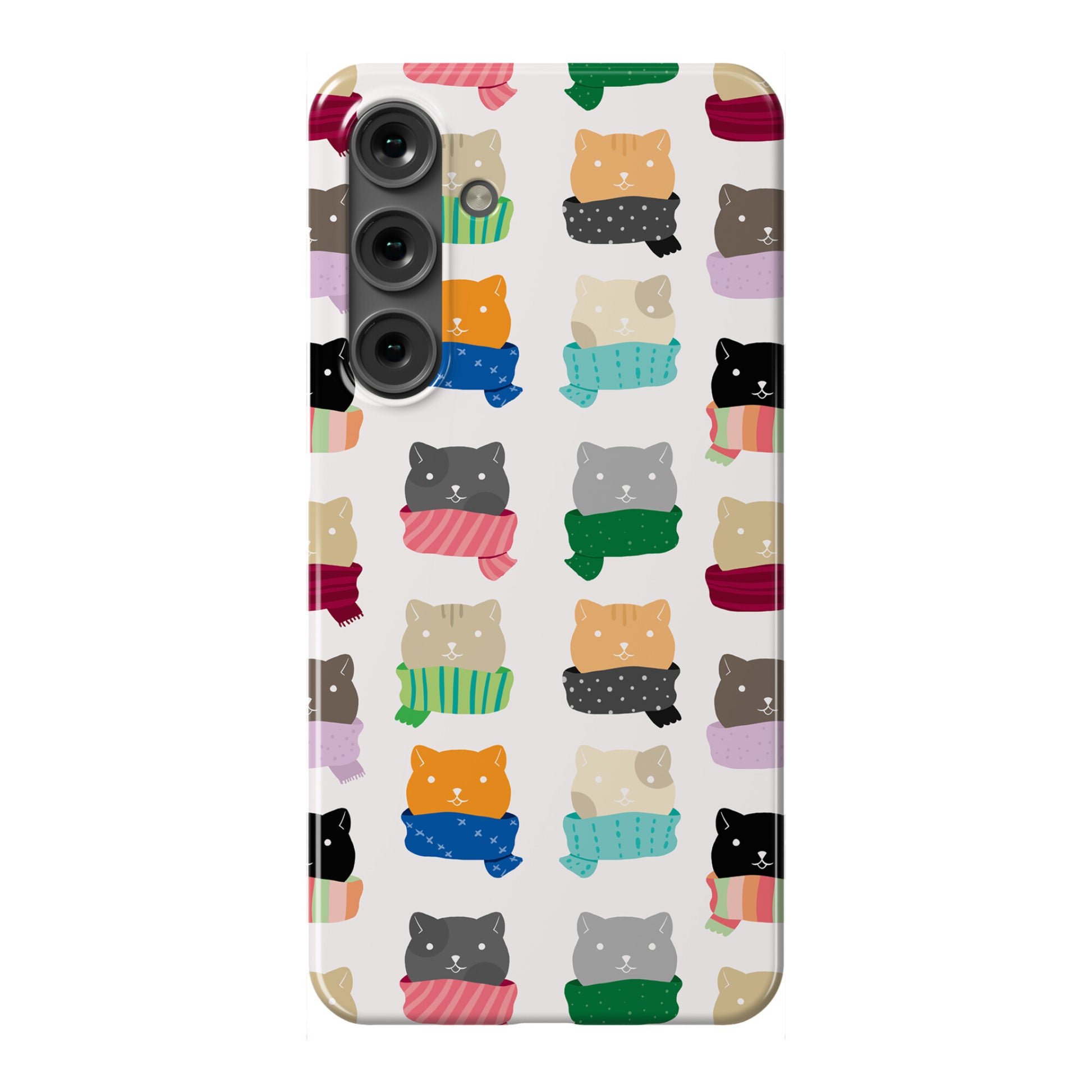 Cats In Scarfs Pattern Phone Case