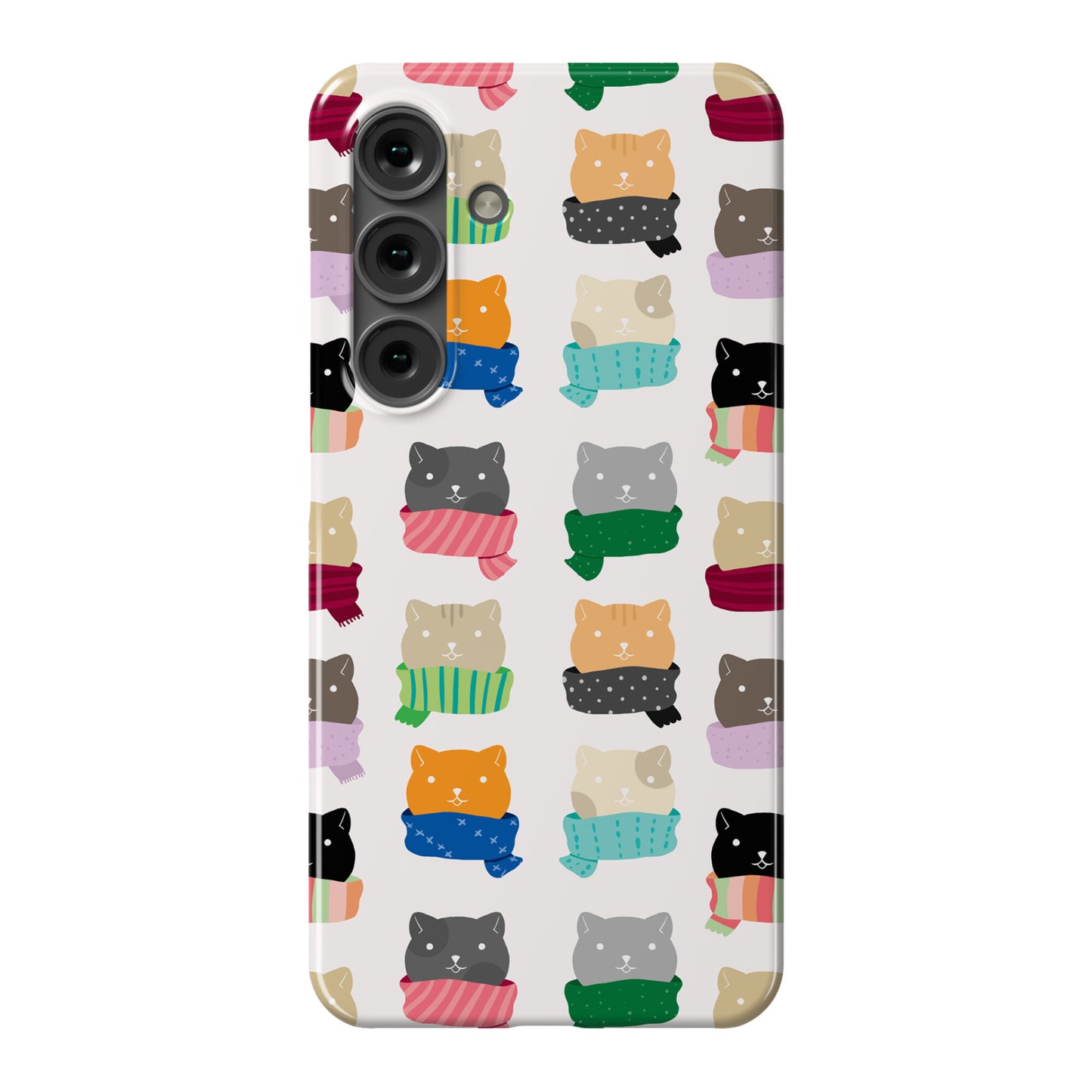 Cats In Scarfs Pattern Phone Case