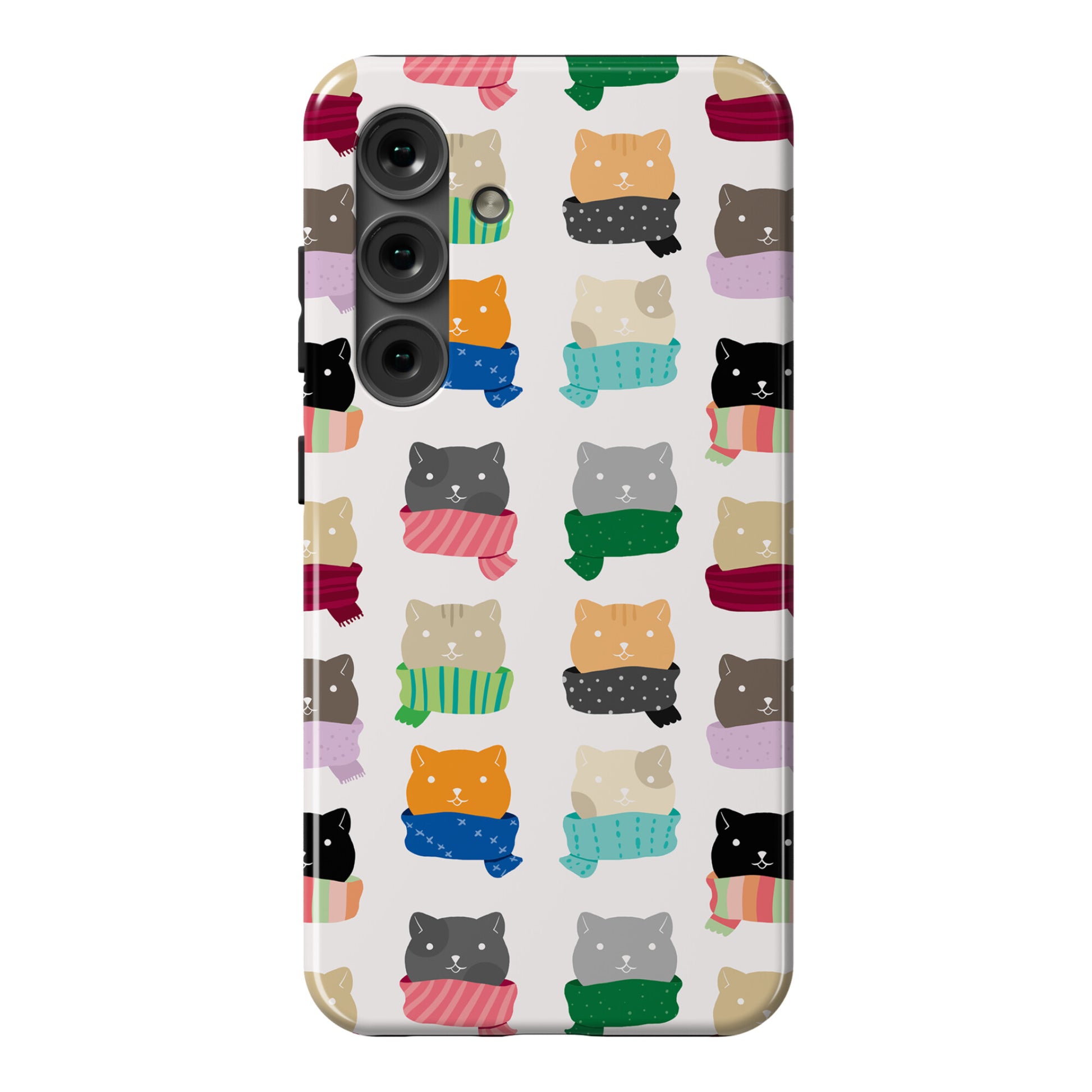 Cats In Scarfs Pattern Phone Case