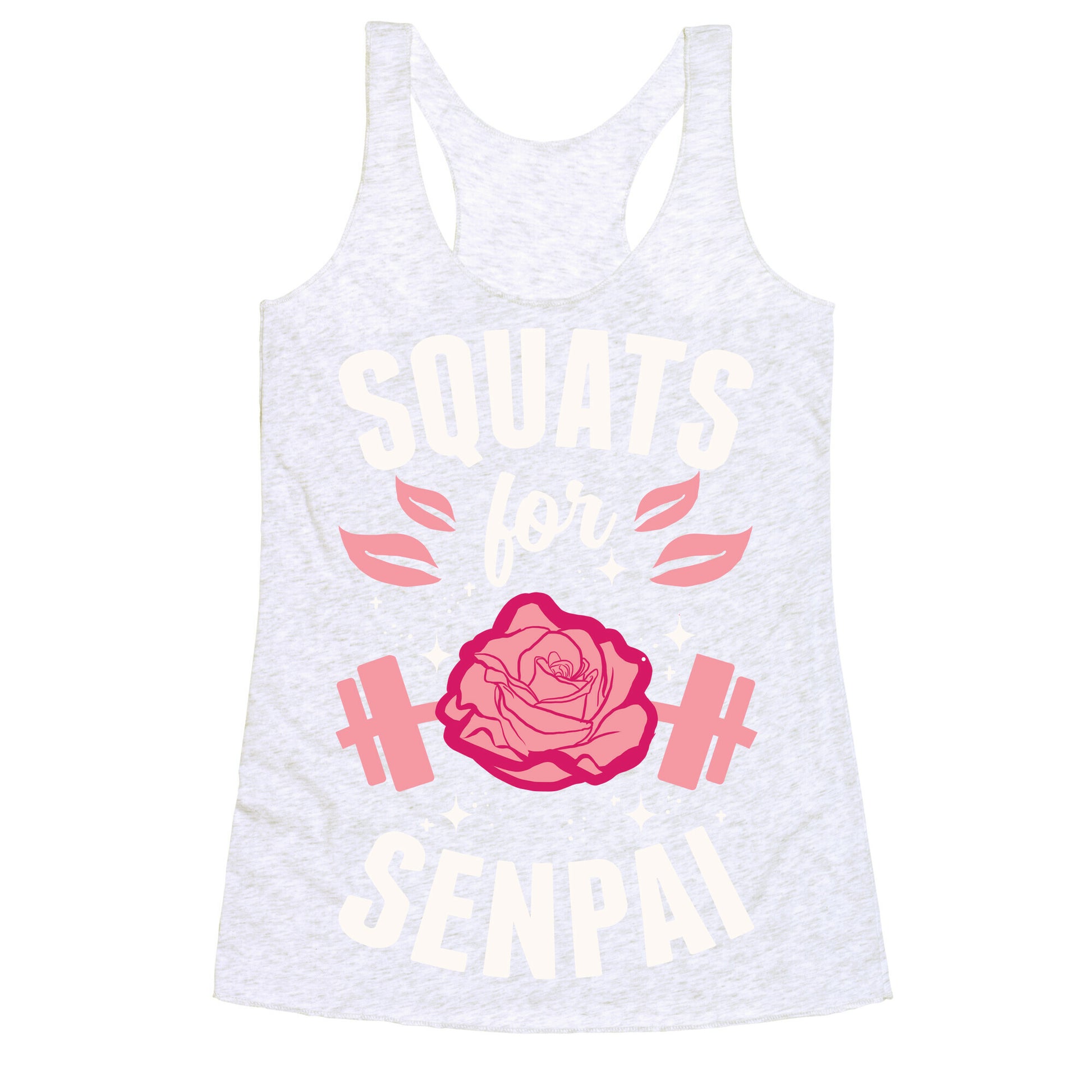 Squats For Senpai Racerback Tank