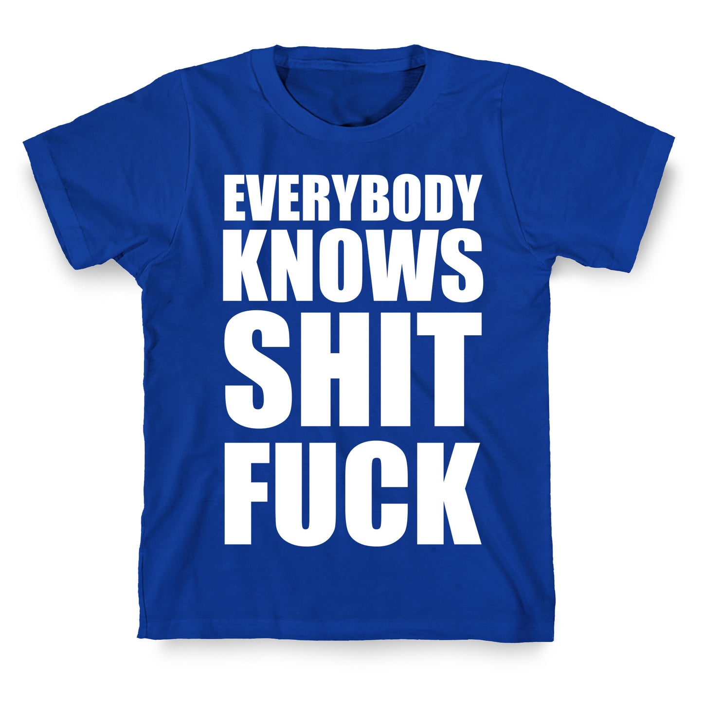 Everybody Knows Shit Fuck T-Shirt
