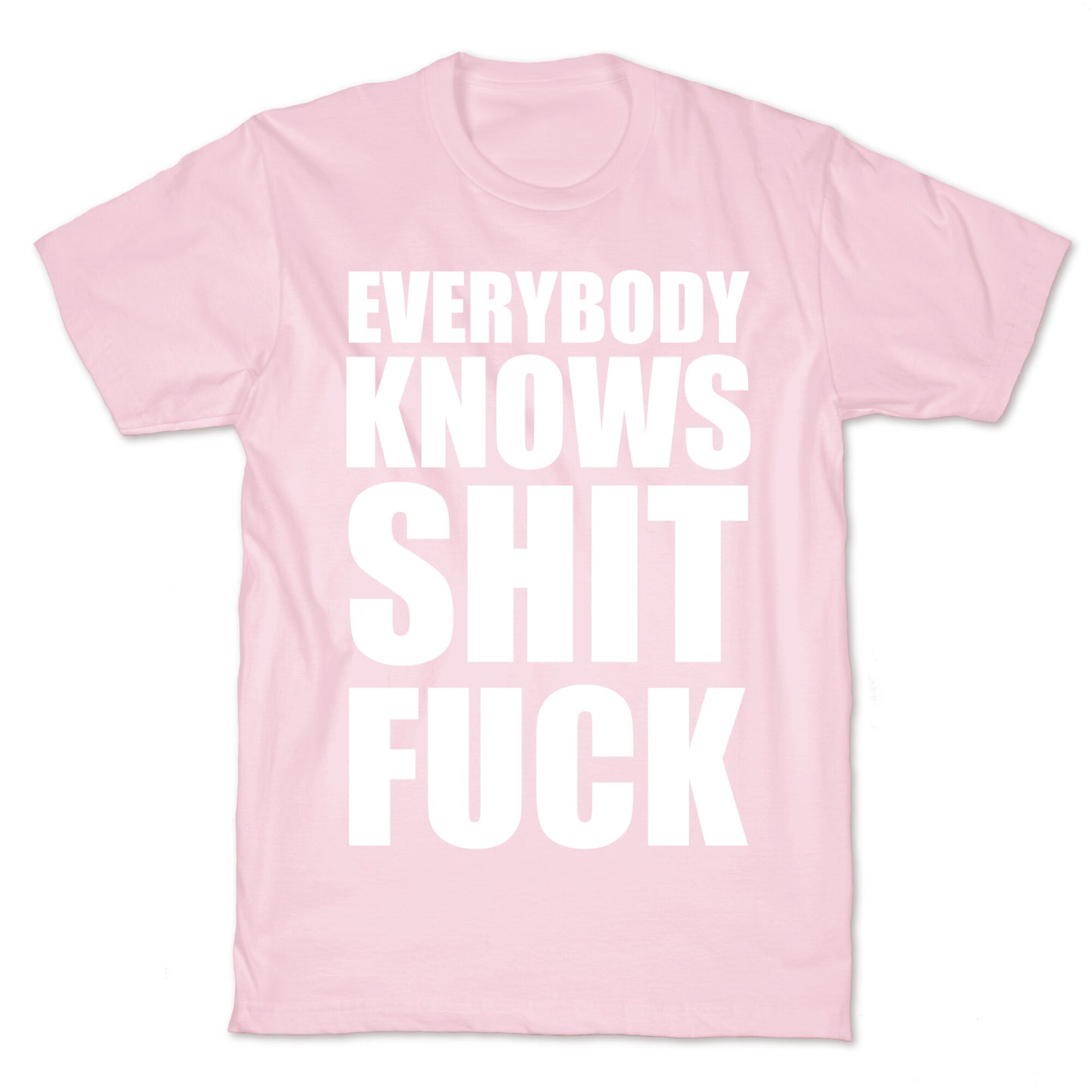 Everybody Knows Shit Fuck T-Shirt