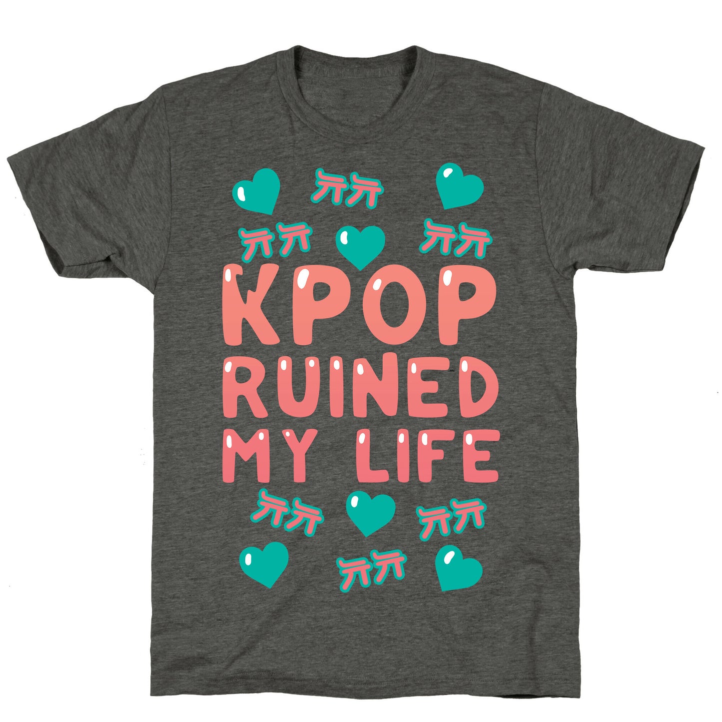 Kpop Ruined My Life Unisex Triblend Tee