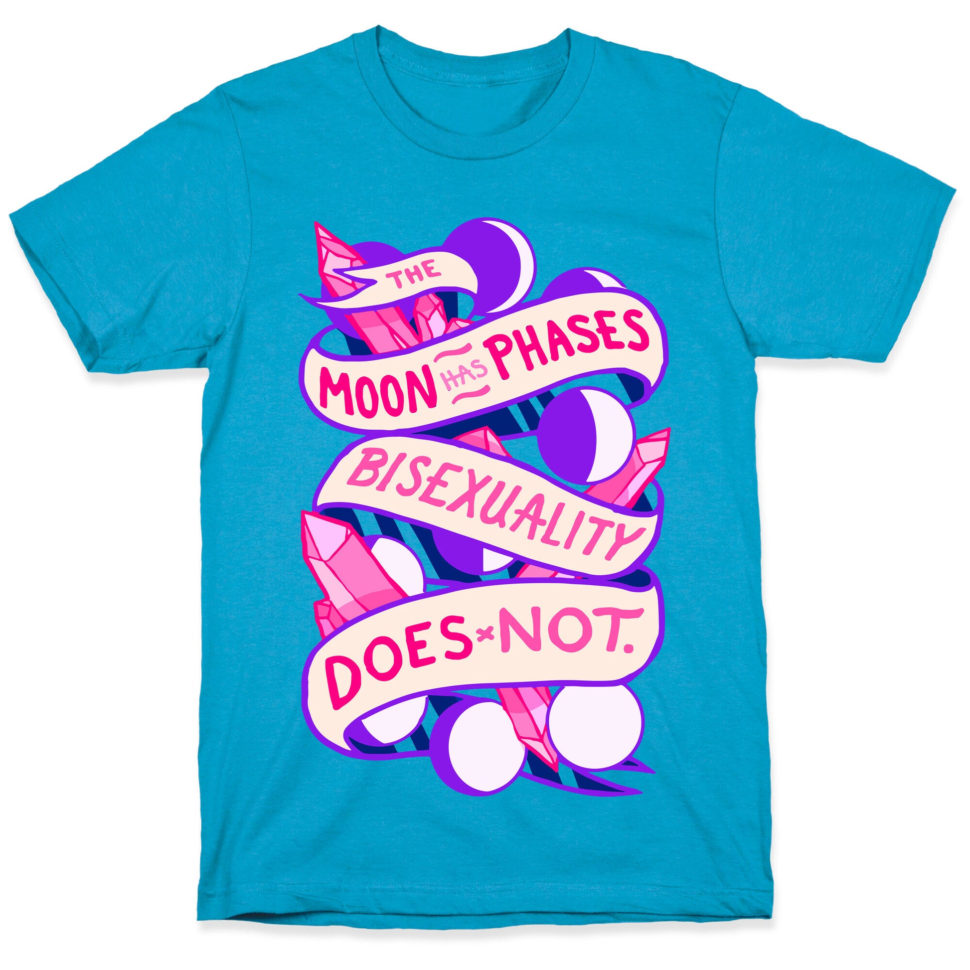 The Moon Has Phases, Bisexuality Does Not Unisex Triblend Tee