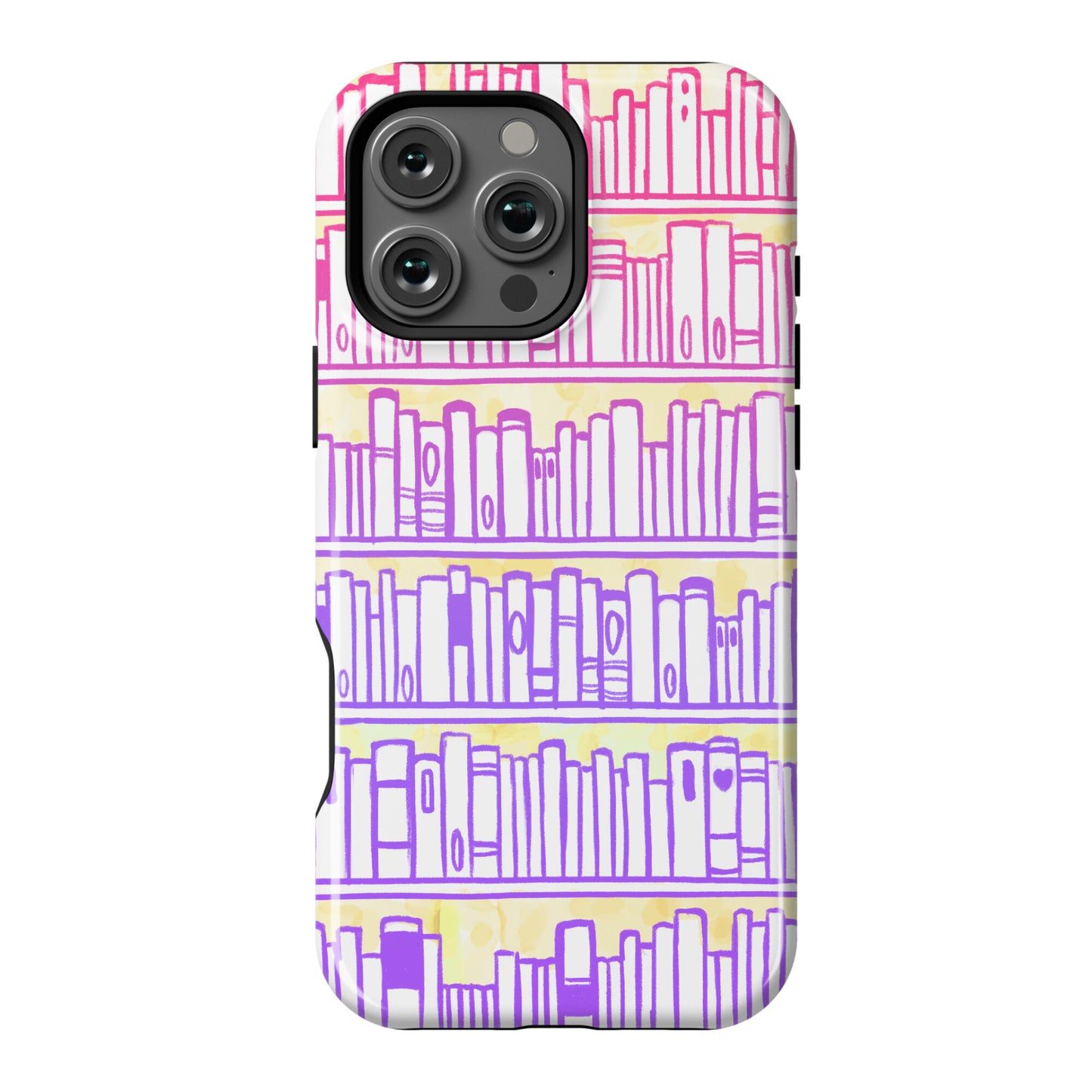 Bookshelf Pattern Phone Case