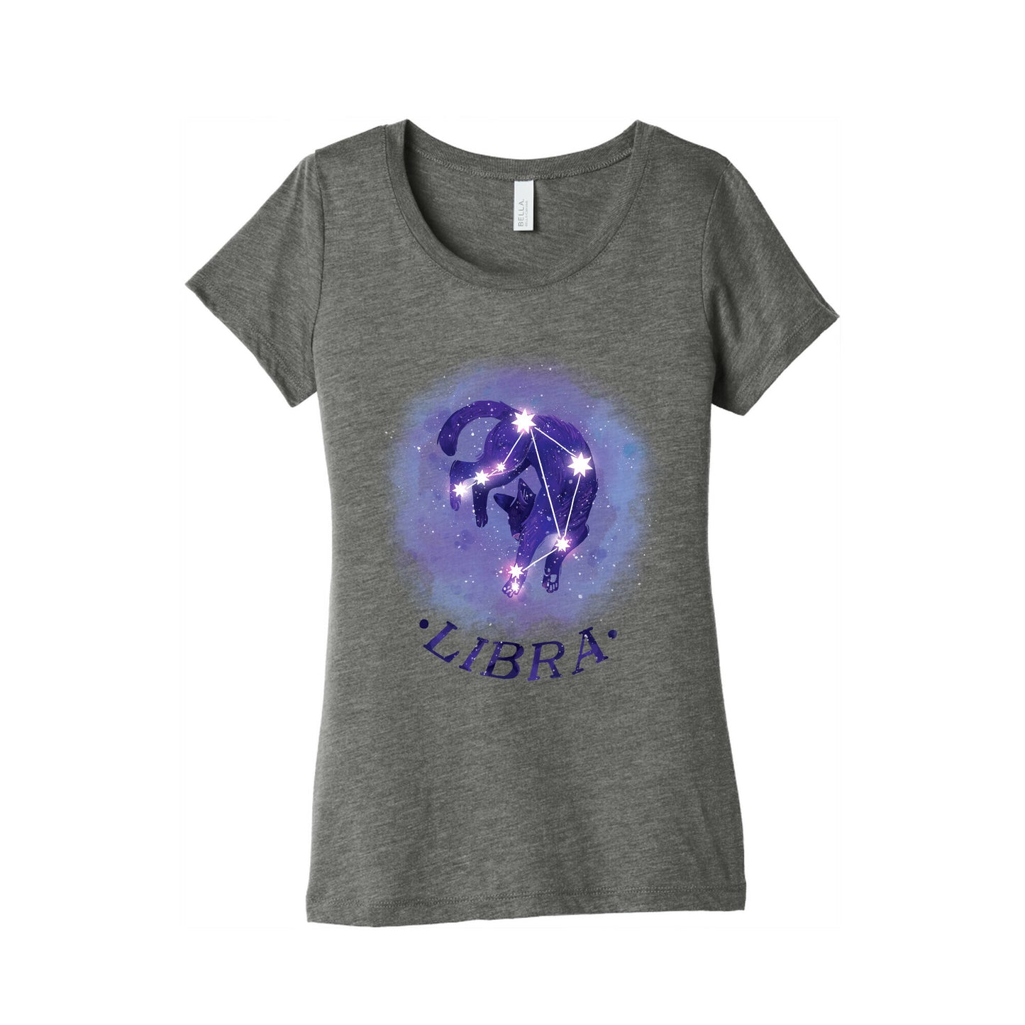 Cat Zodiac: Libra Women's Triblend Tee