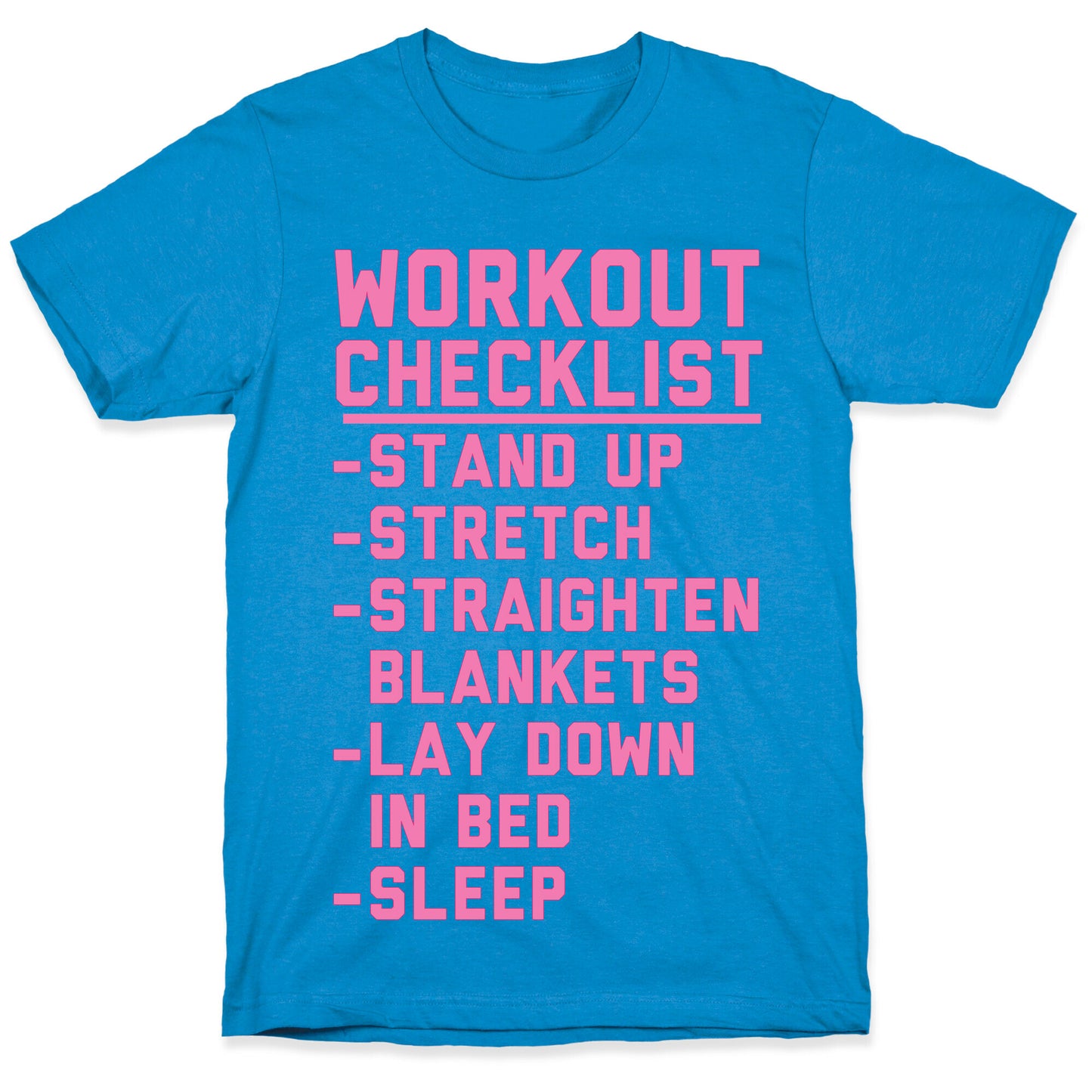 Workout Checklist T-Shirt