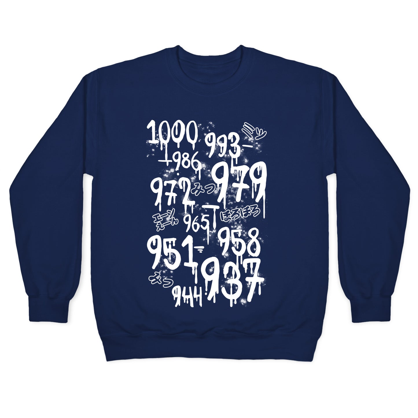 1000 Minus 7 Crewneck Sweatshirt