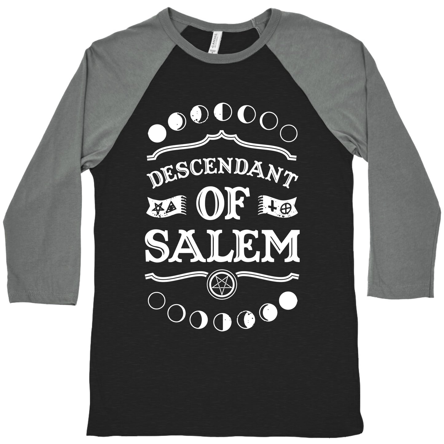 Descendant of Salem Baseball Tee