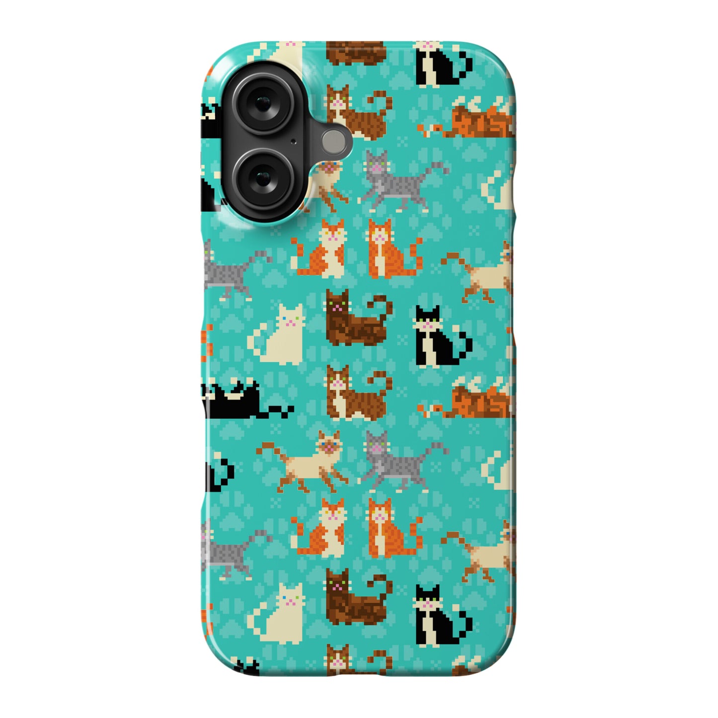Cute Pixel Kitty Cats Phone Case