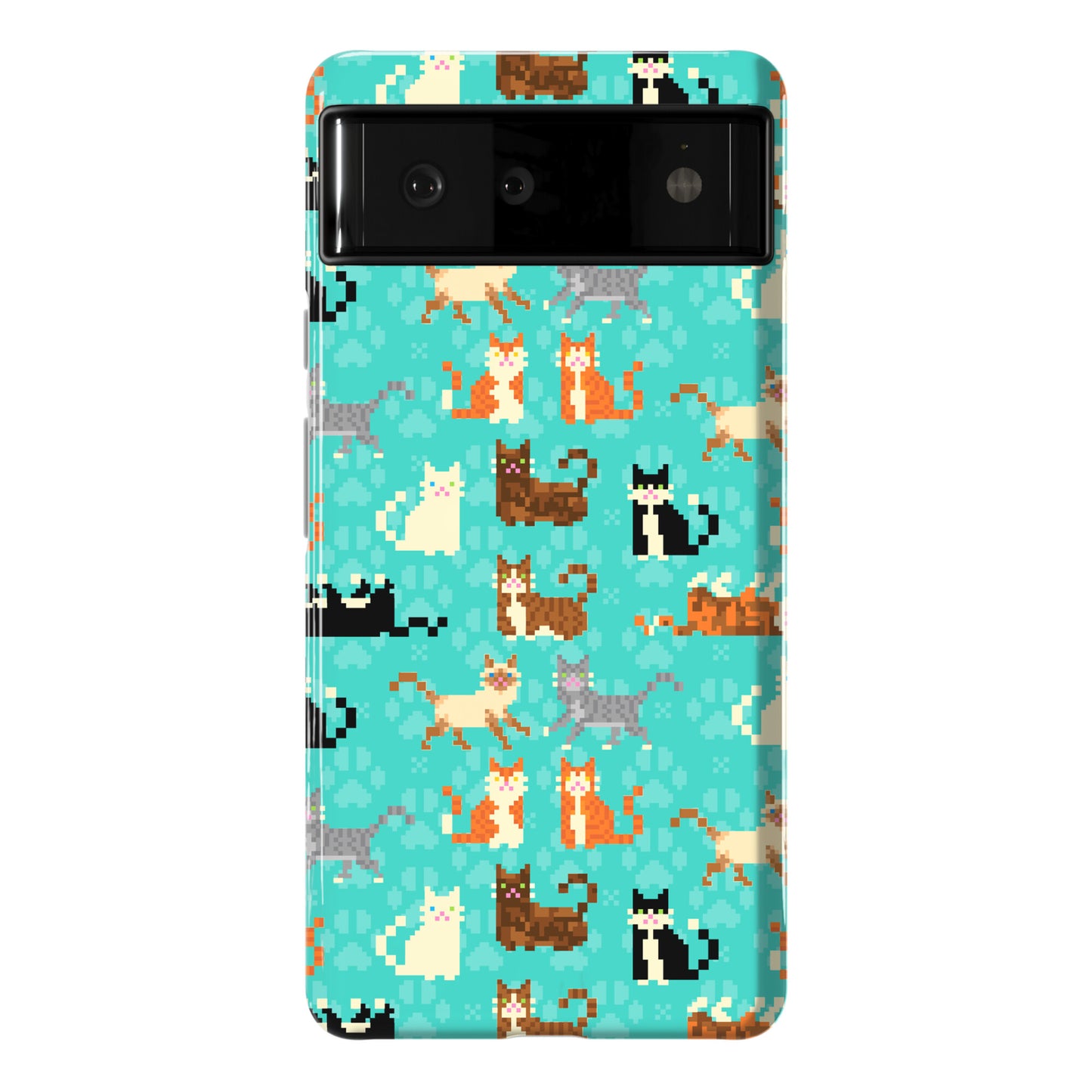 Cute Pixel Kitty Cats Phone Case
