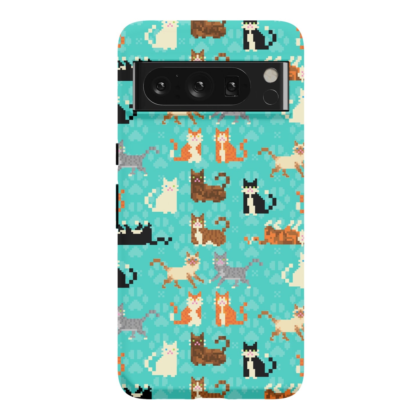 Cute Pixel Kitty Cats Phone Case