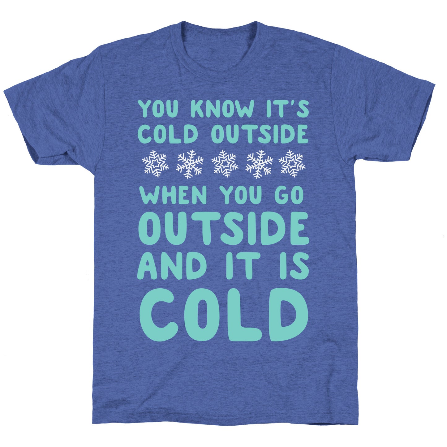 You Know It's Cold Outside Unisex Triblend Tee