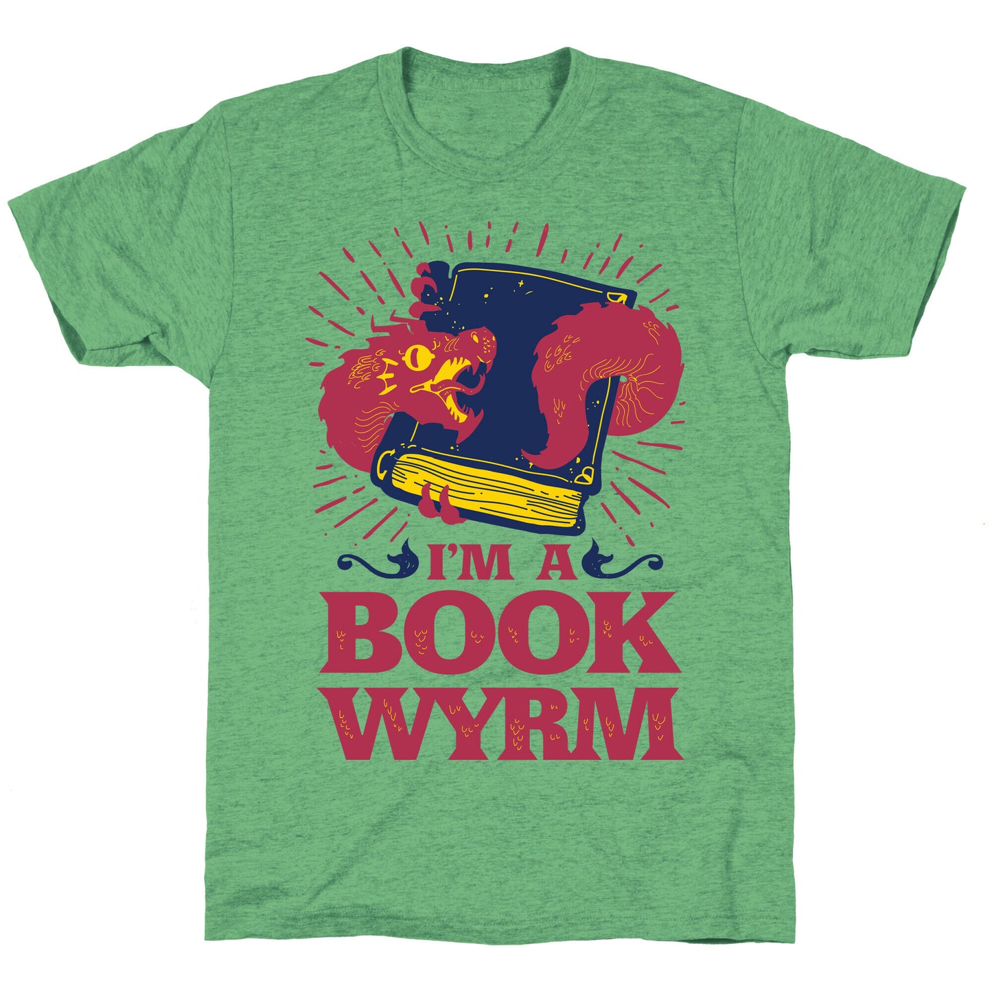 I'm a Book Wyrm Unisex Triblend Tee