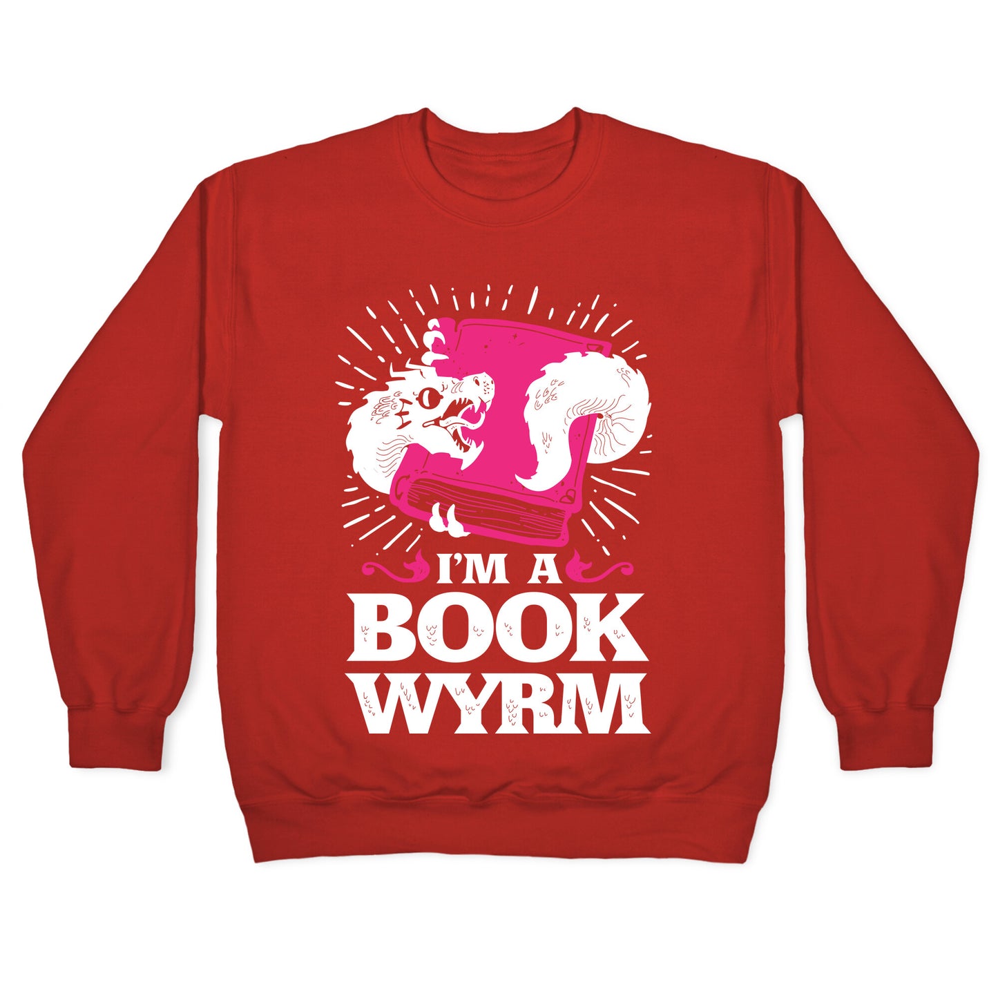 I'm a Book Wyrm Crewneck Sweatshirt