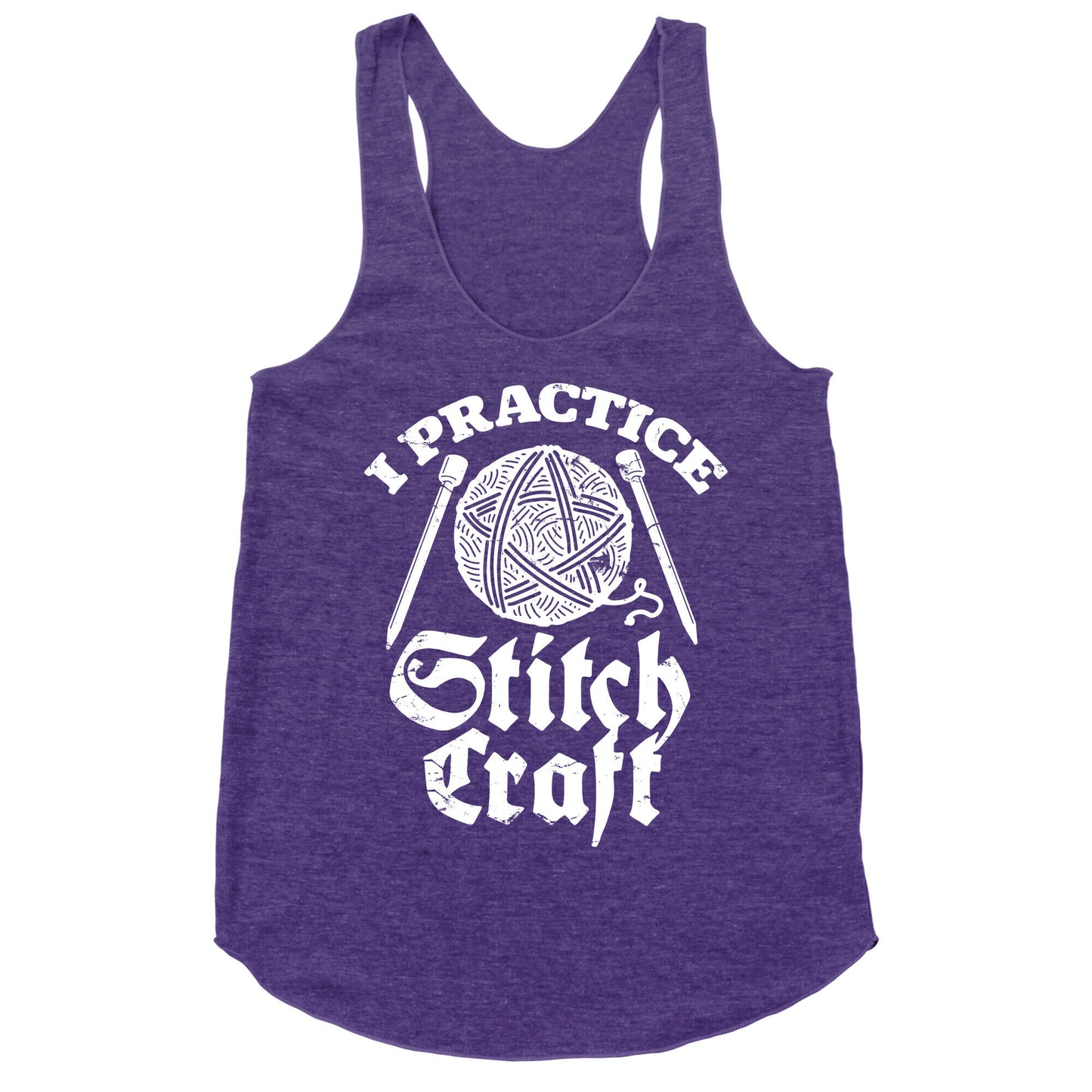 I Practice Stitchcraft Racerback Tank