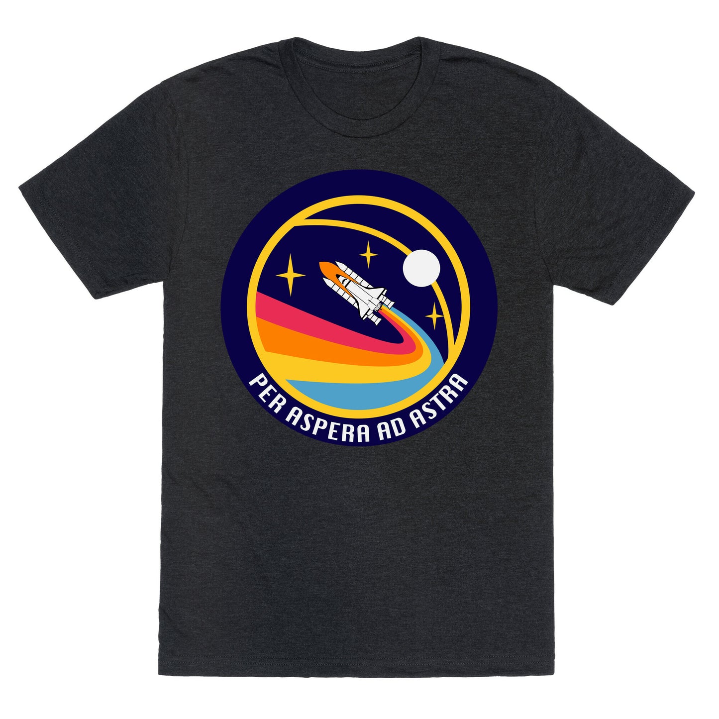 Per Aspera Ad Astra Vintage Logo Unisex Triblend Tee